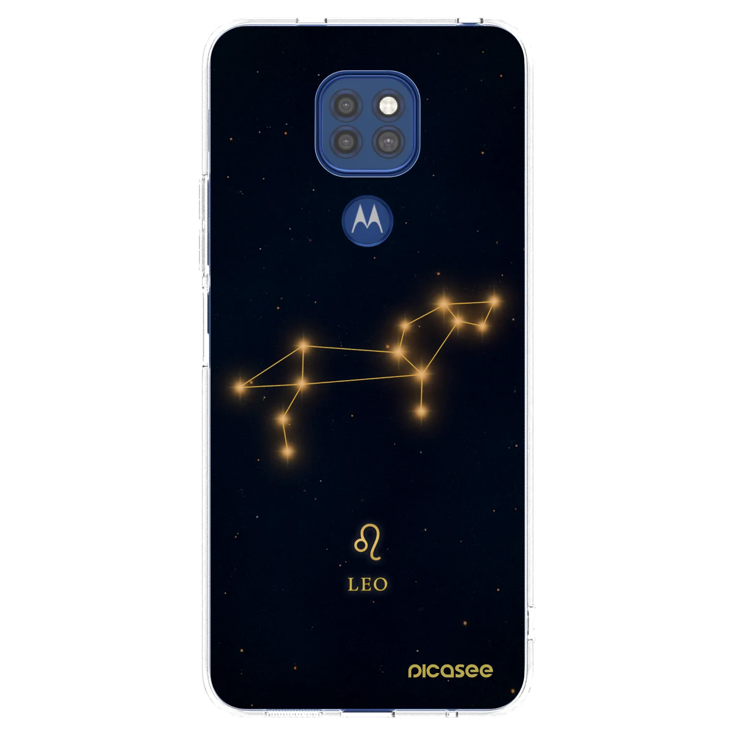 Picasee silikonowe przeźroczyste etui na Motorola Moto G9 Play - LEO