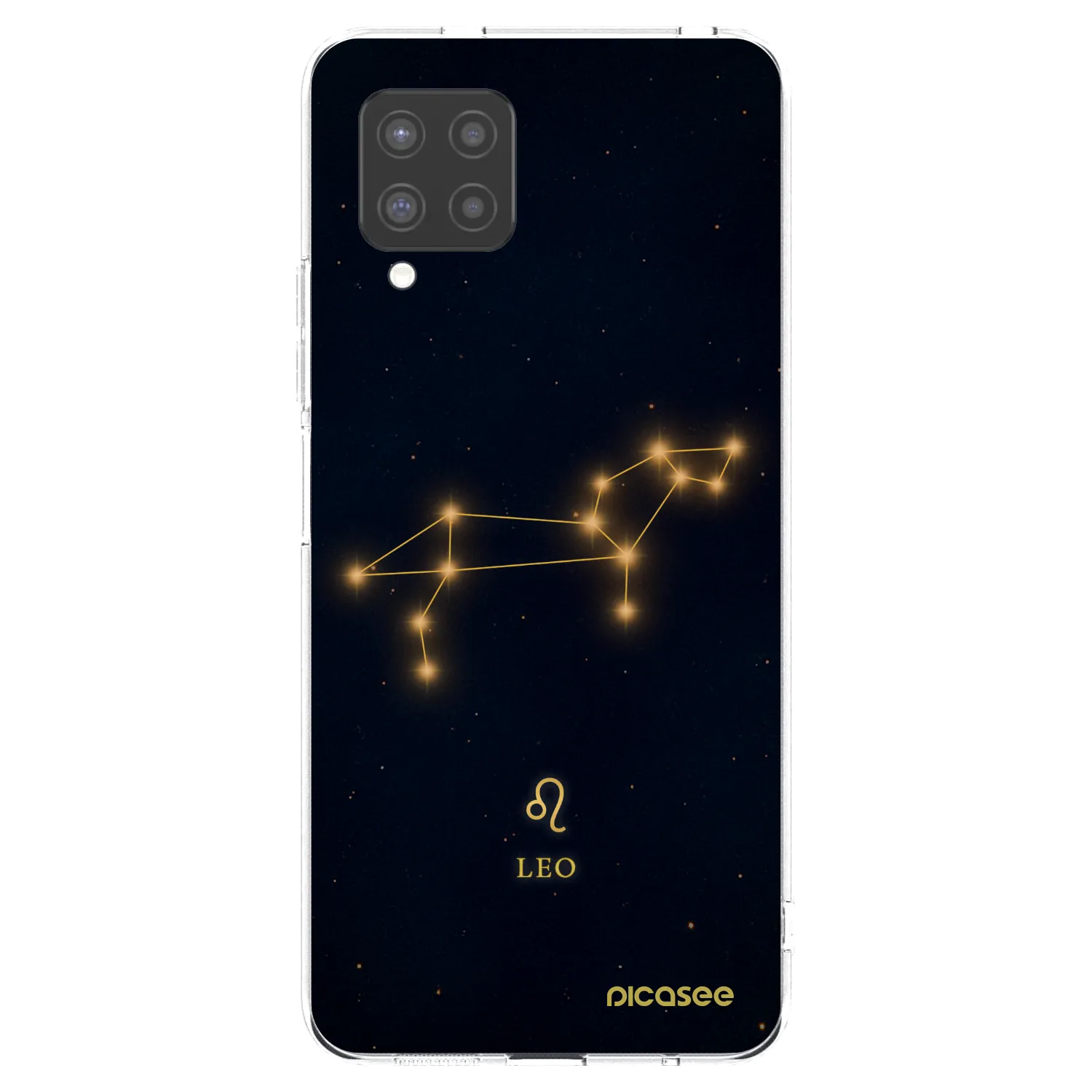 Picasee silikonowe przeźroczyste etui na Samsung Galaxy A42 A426B - LEO