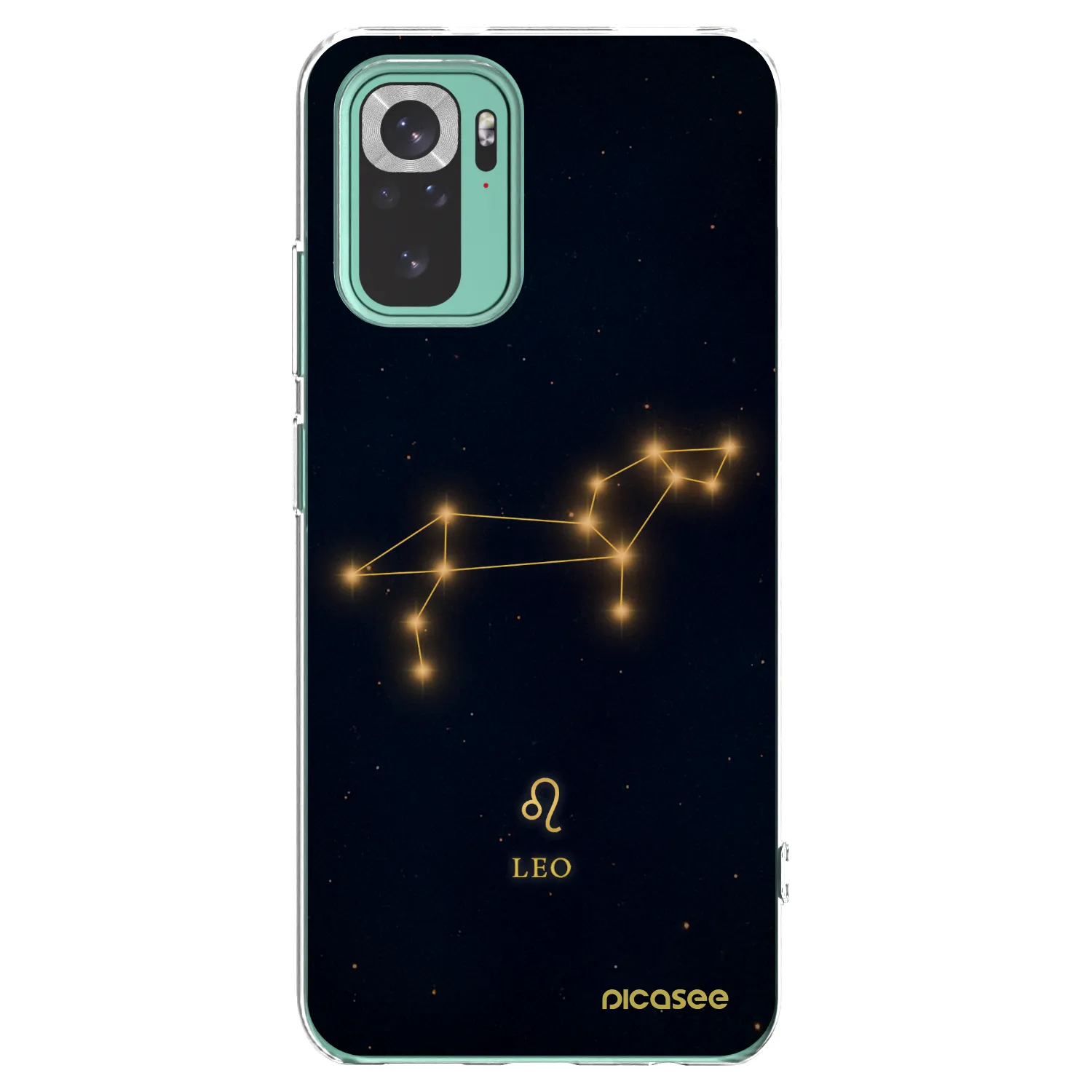 Picasee silikonowe przeźroczyste etui na Xiaomi Redmi Note 10 Pro - LEO