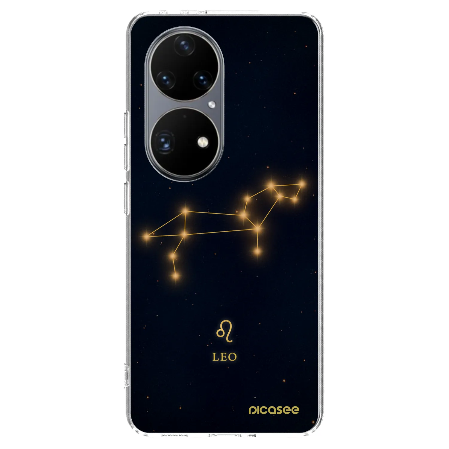 Picasee silikonowe przeźroczyste etui na Huawei P50 - LEO