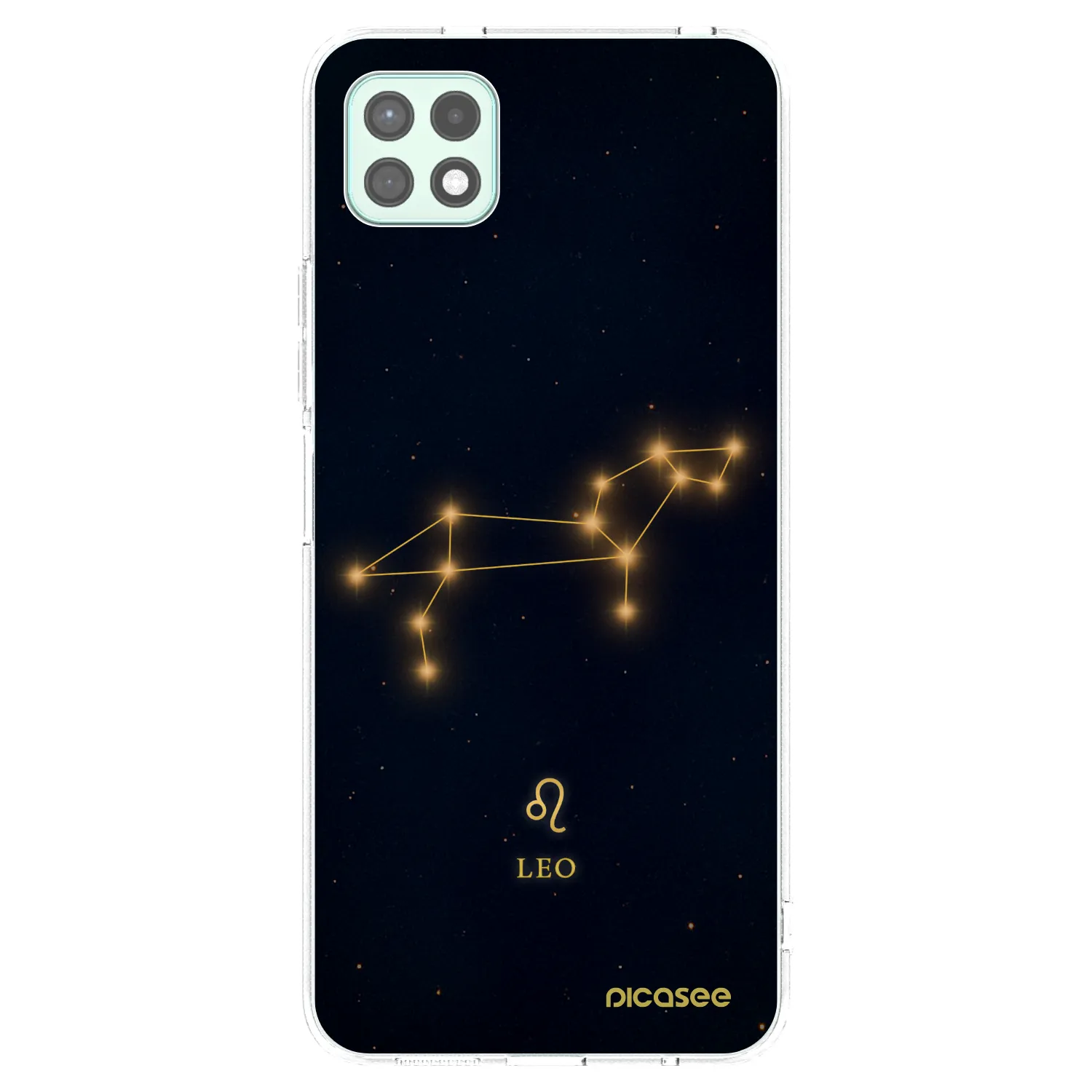 Picasee silikonowe przeźroczyste etui na Samsung Galaxy A22 A226B 5G - LEO