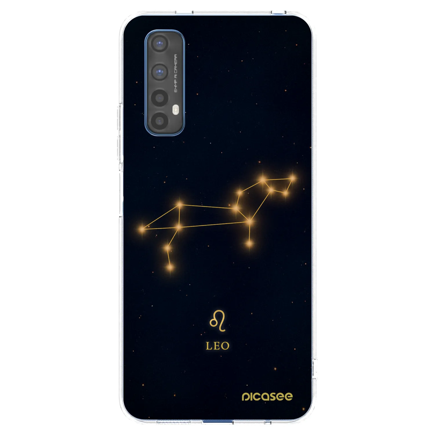 Picasee silikonowe przeźroczyste etui na Realme 7 - LEO