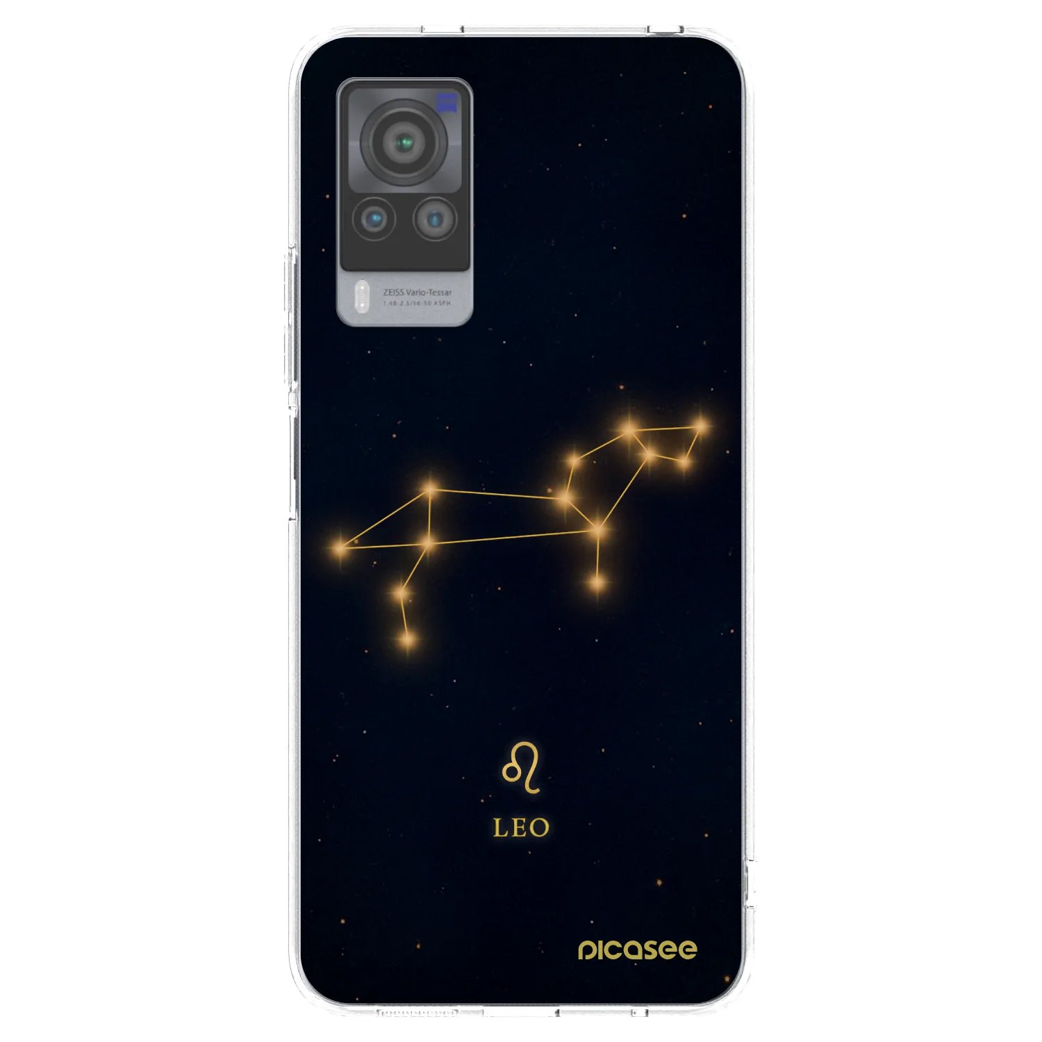 Picasee silikonowe przeźroczyste etui na Vivo X60 Pro 5G - LEO
