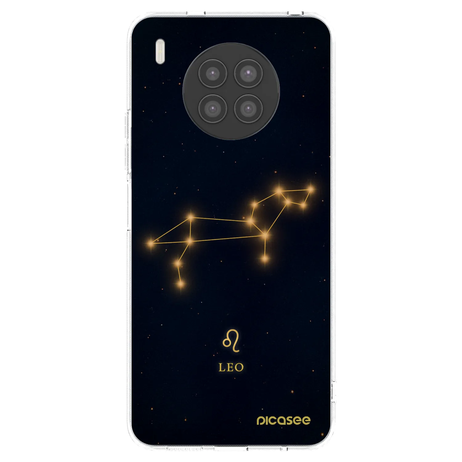 Picasee silikonowe przeźroczyste etui na Huawei Nova 8i - LEO