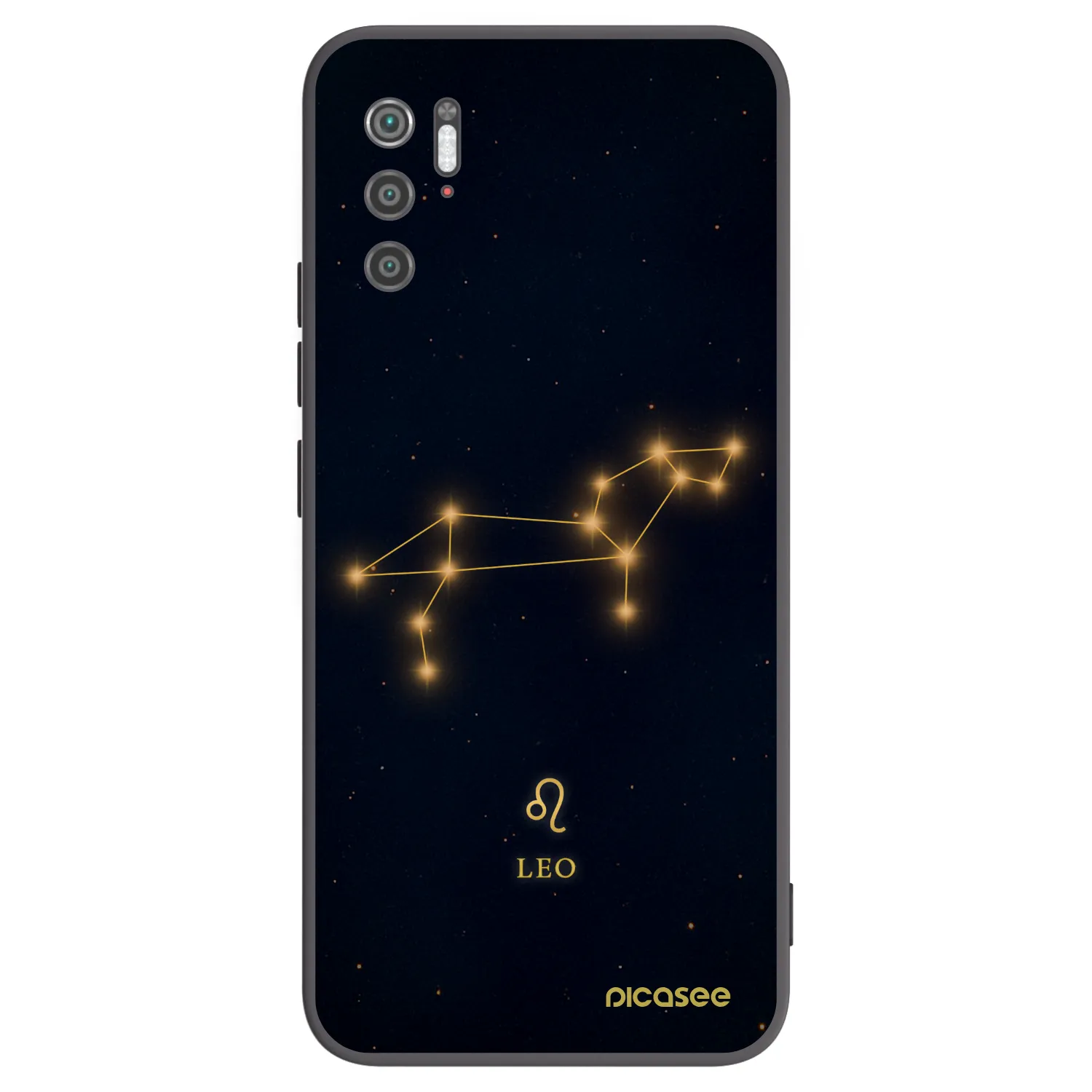 Picasee silikonowe czarne etui na Xiaomi Poco M3 Pro 5G - LEO