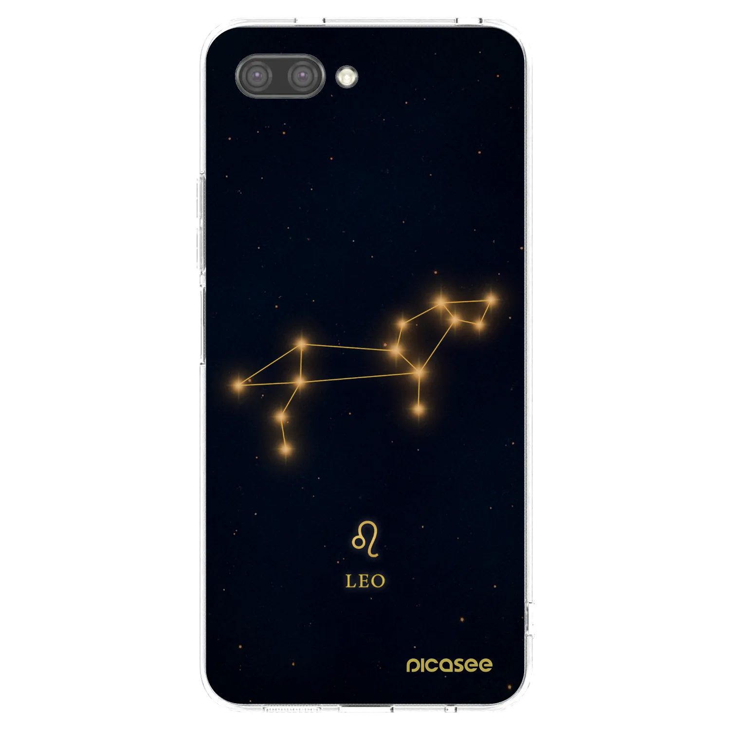 Picasee silikonowe przeźroczyste etui na Honor 10 - LEO