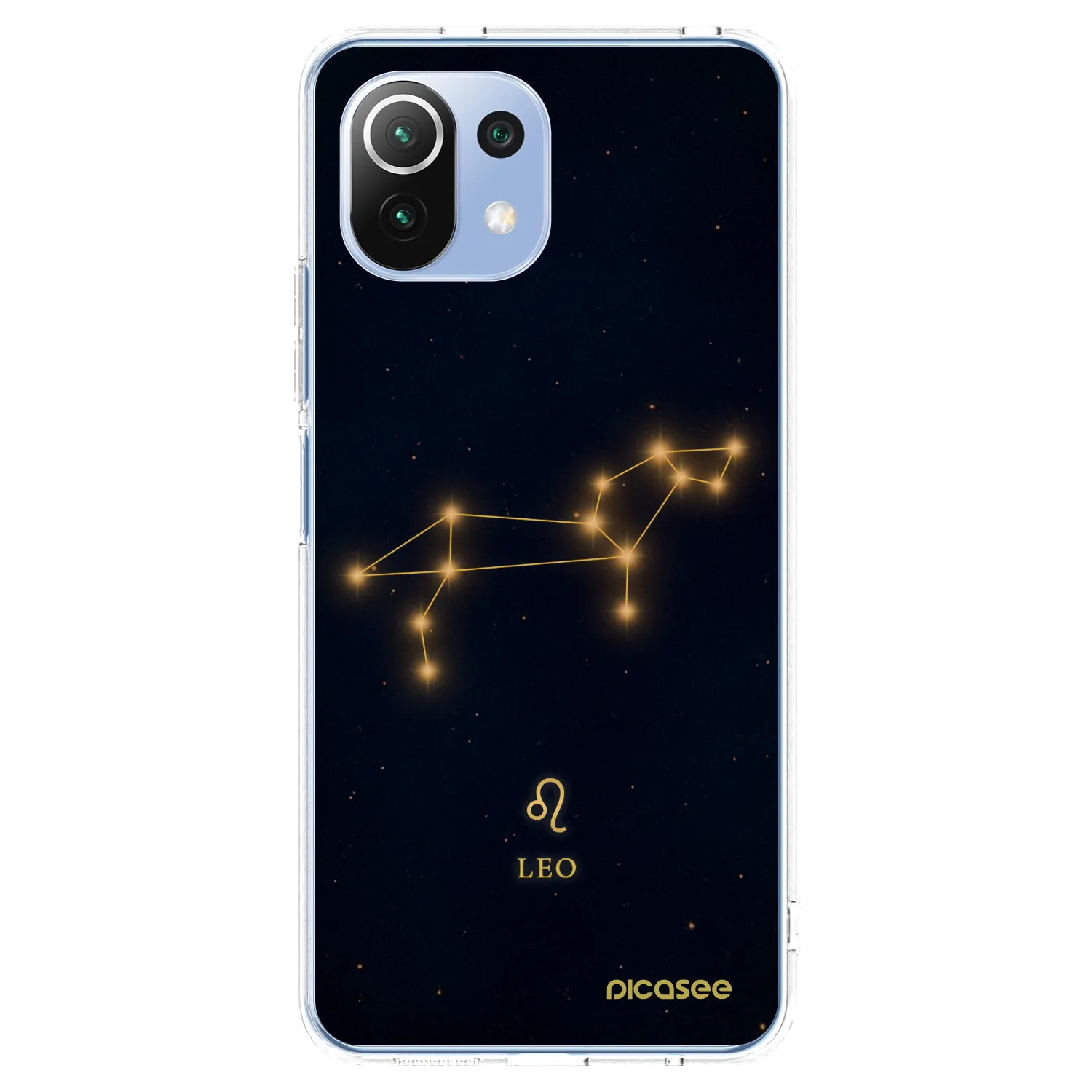 Picasee silikonowe przeźroczyste etui na Xiaomi 11 Lite 5G NE - LEO