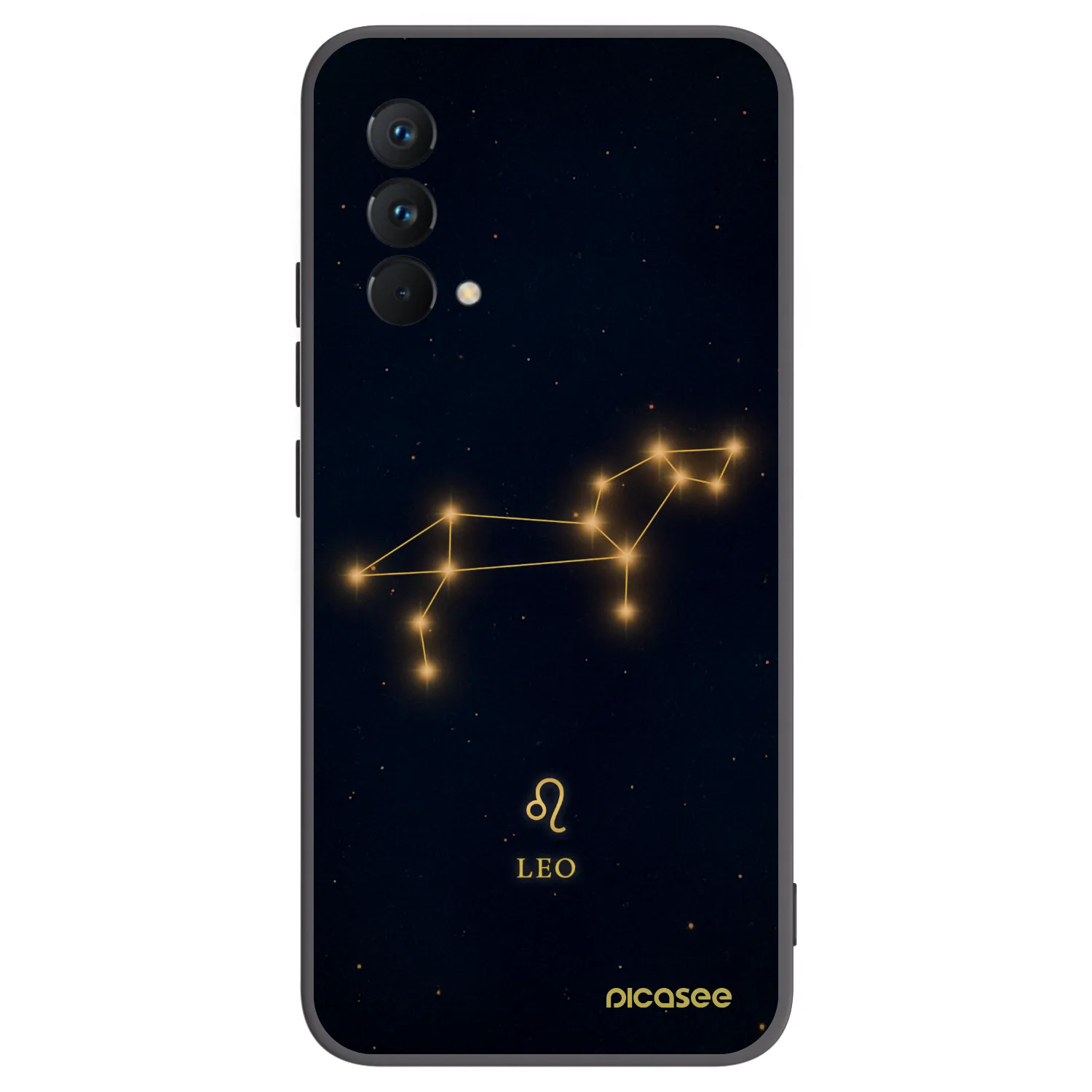 Picasee silikonowe czarne etui na Realme GT Master Edition 5G - LEO