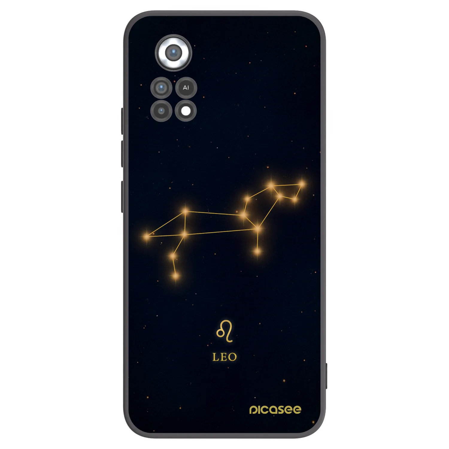Picasee silikonowe czarne etui na Xiaomi Poco X4 Pro 5G - LEO