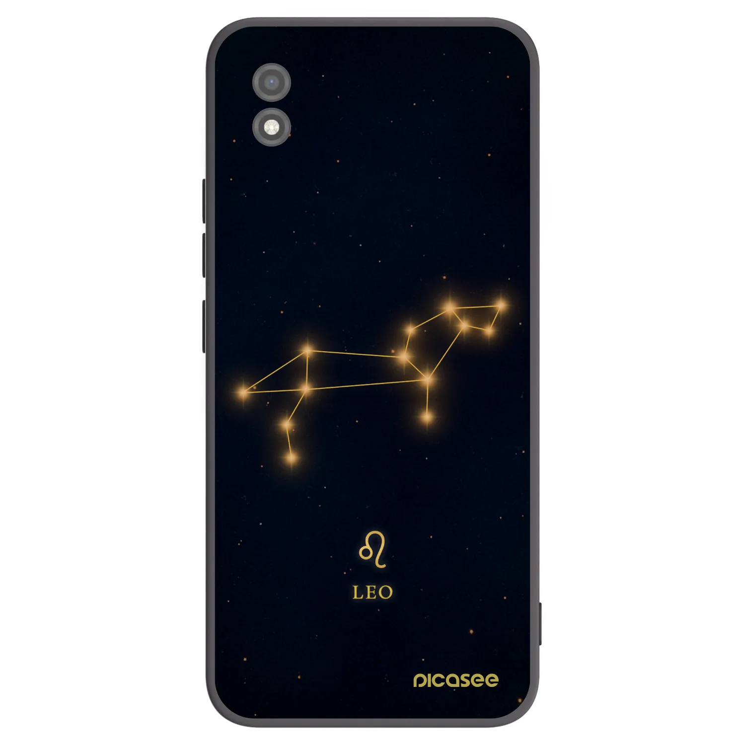 Picasee silikonowe czarne etui na Realme C11 (2021) - LEO