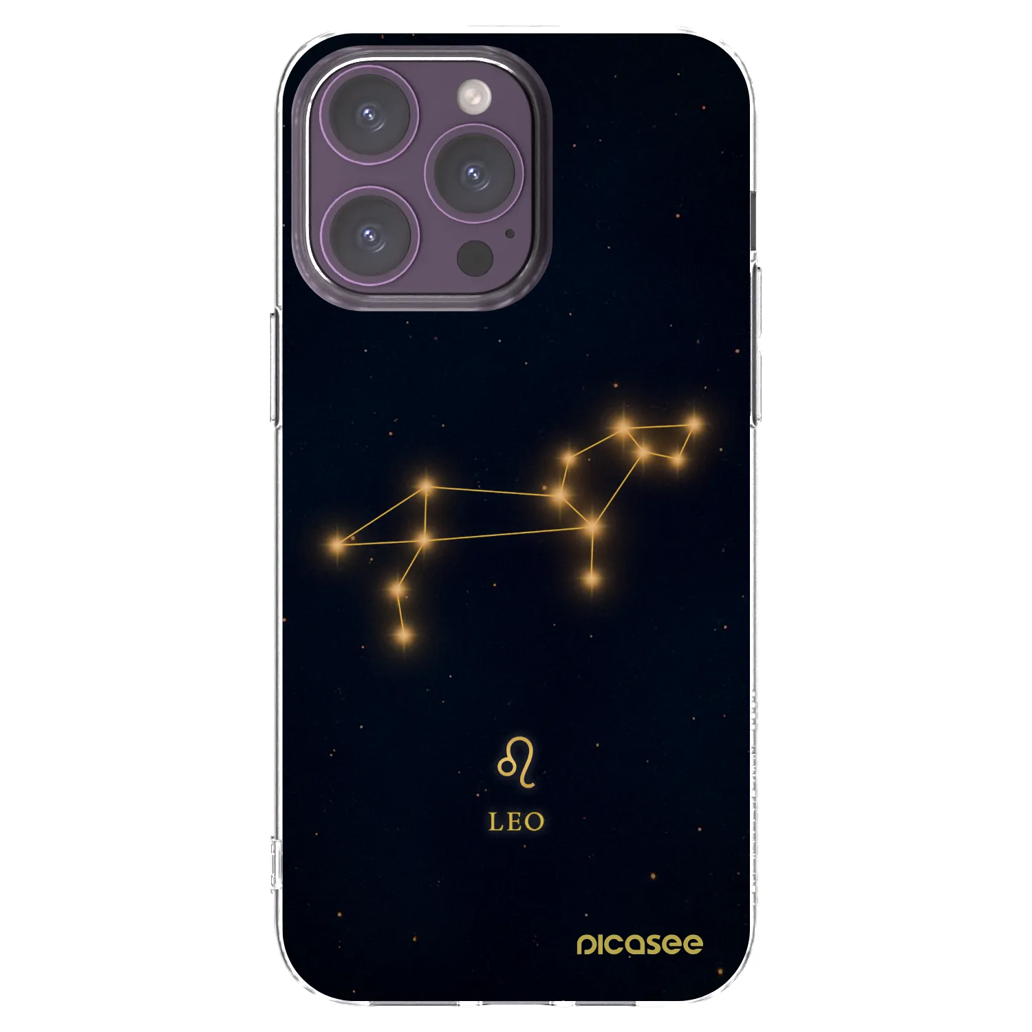 Picasee silikonowe przeźroczyste etui na Apple iPhone 14 Pro Max - LEO