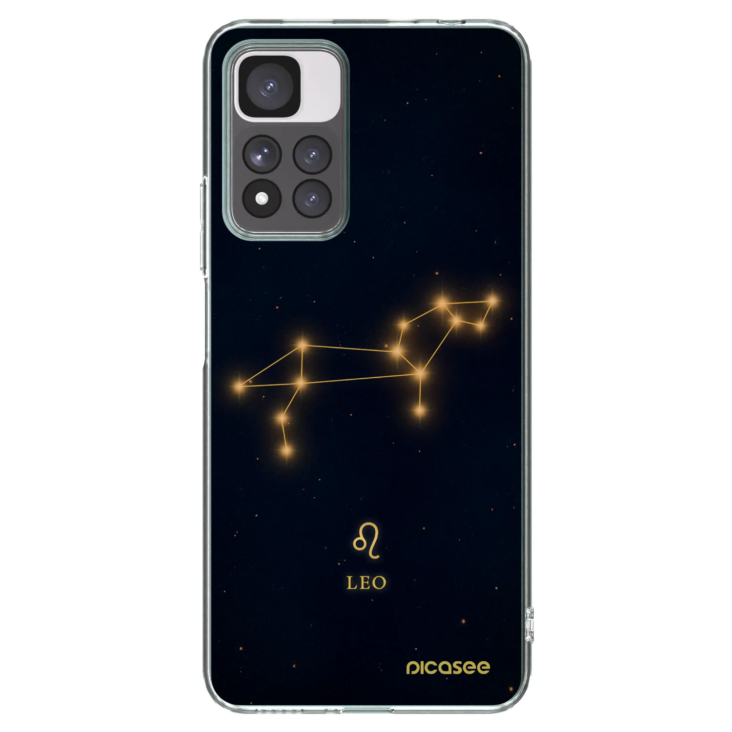 Picasee silikonowe przeźroczyste etui na Xiaomi Redmi Note 11 Pro+ 5G - LEO