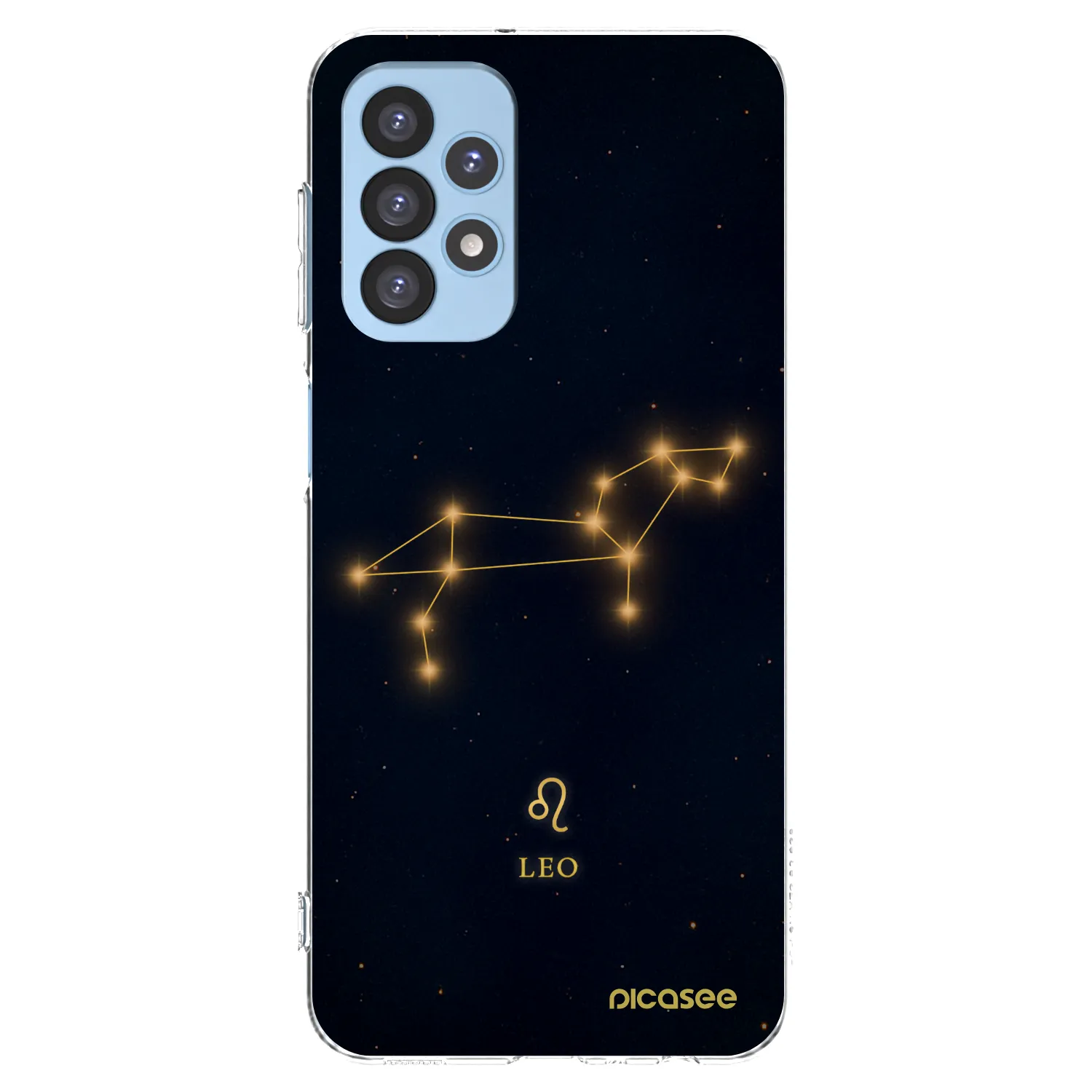 Picasee silikonowe przeźroczyste etui na Samsung Galaxy A23 A235F 4G - LEO