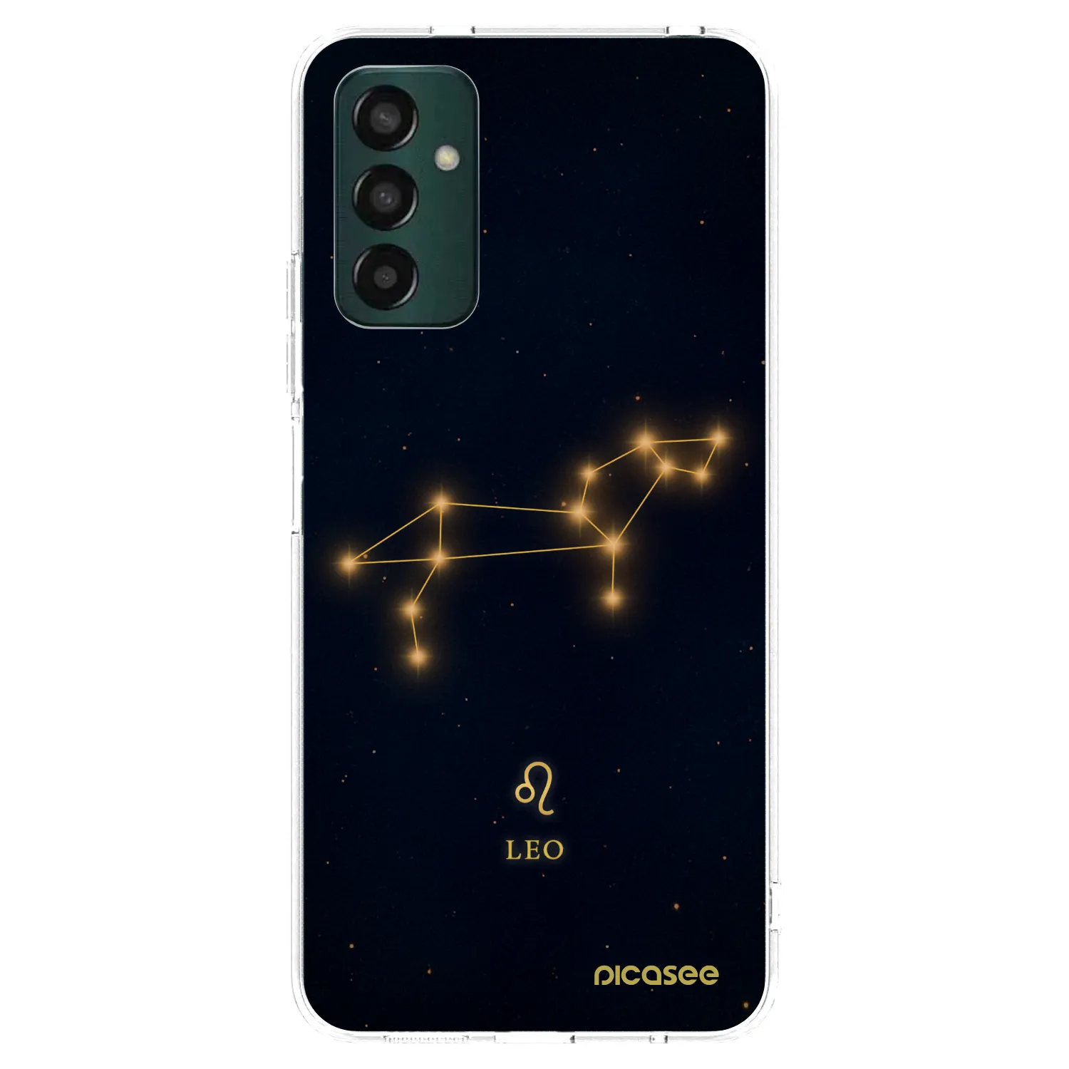 Picasee silikonowe przeźroczyste etui na Samsung Galaxy M23 5G - LEO