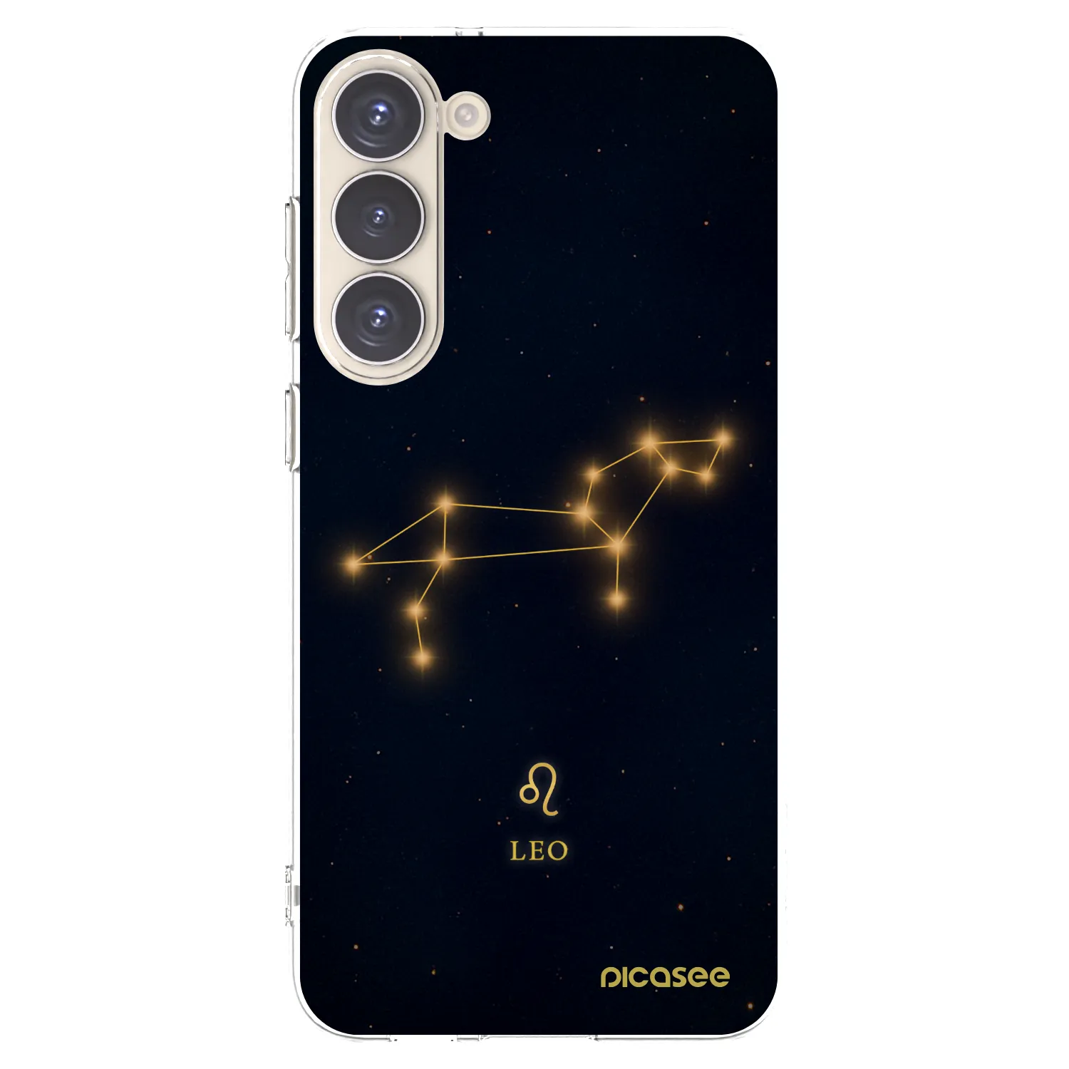 Picasee silikonowe przeźroczyste etui na Samsung Galaxy S23+ 5G - LEO