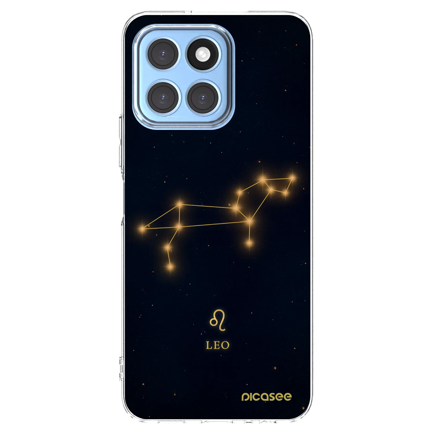 Picasee silikonowe przeźroczyste etui na Honor X8 5G - LEO