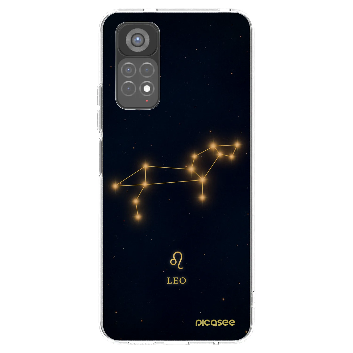 Picasee silikonowe przeźroczyste etui na Xiaomi Redmi Note 11S 5G - LEO