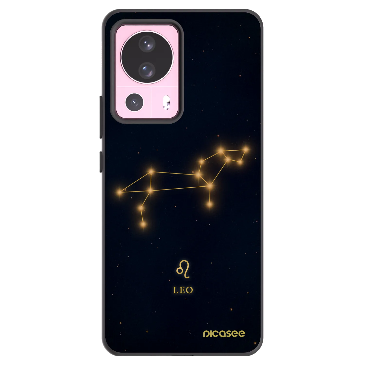 Picasee silikonowe czarne etui na Xiaomi 13 Lite - LEO