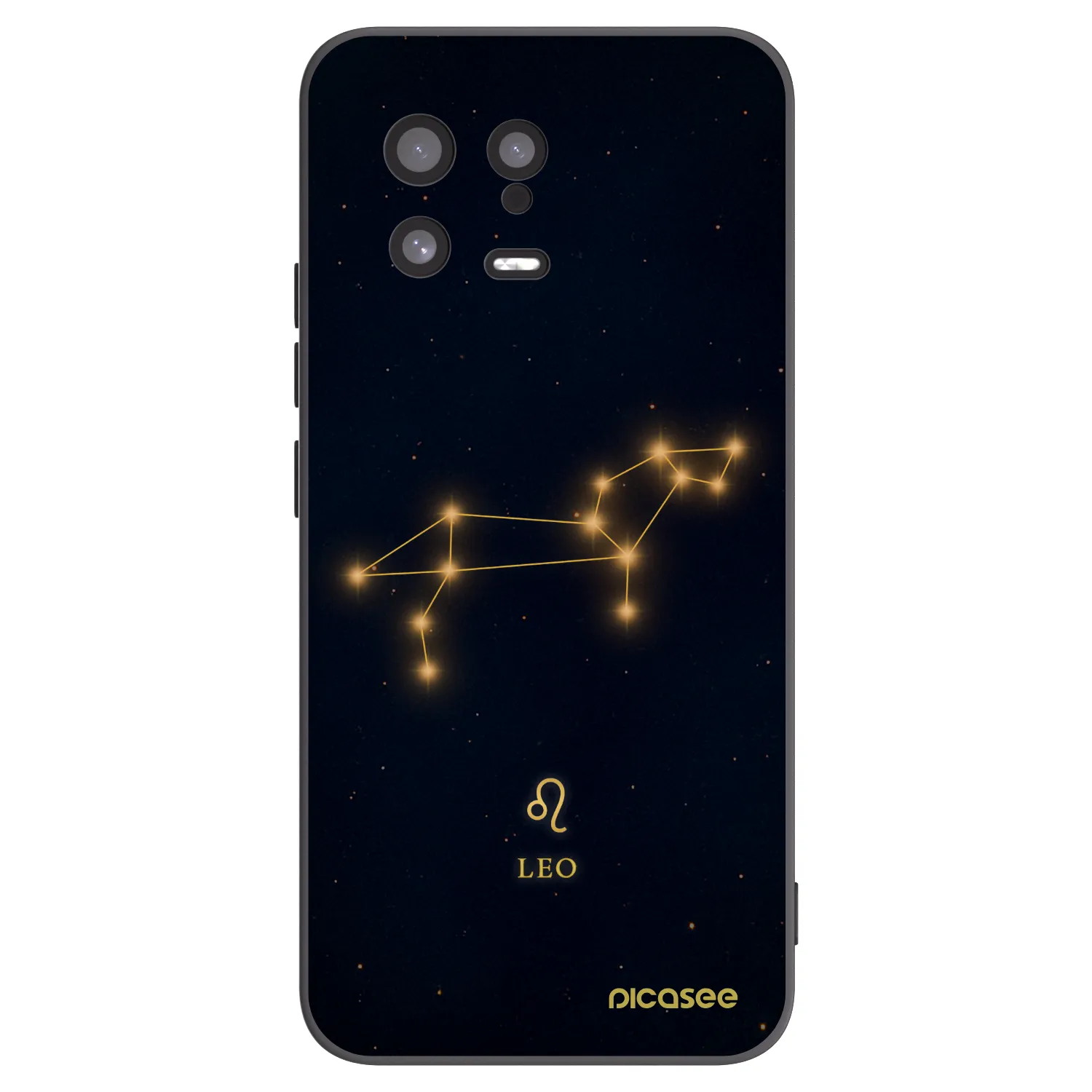 Picasee silikonowe czarne etui na Xiaomi 13 - LEO