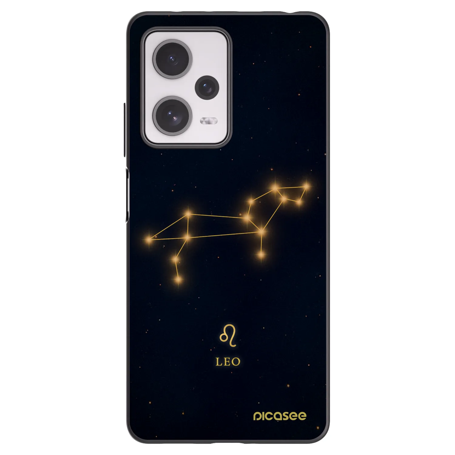 Picasee silikonowe czarne etui na Xiaomi Redmi Note 12 Pro+ 5G - LEO