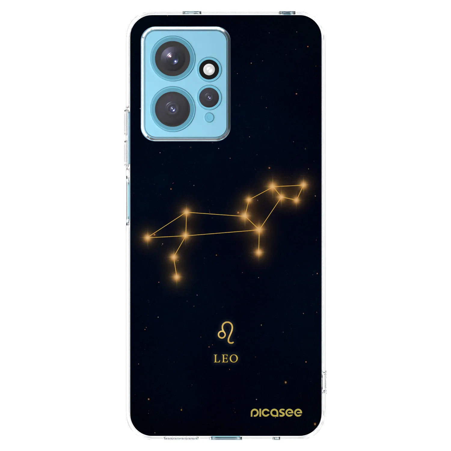 Picasee silikonowe przeźroczyste etui na Xiaomi Redmi Note 12 4G - LEO
