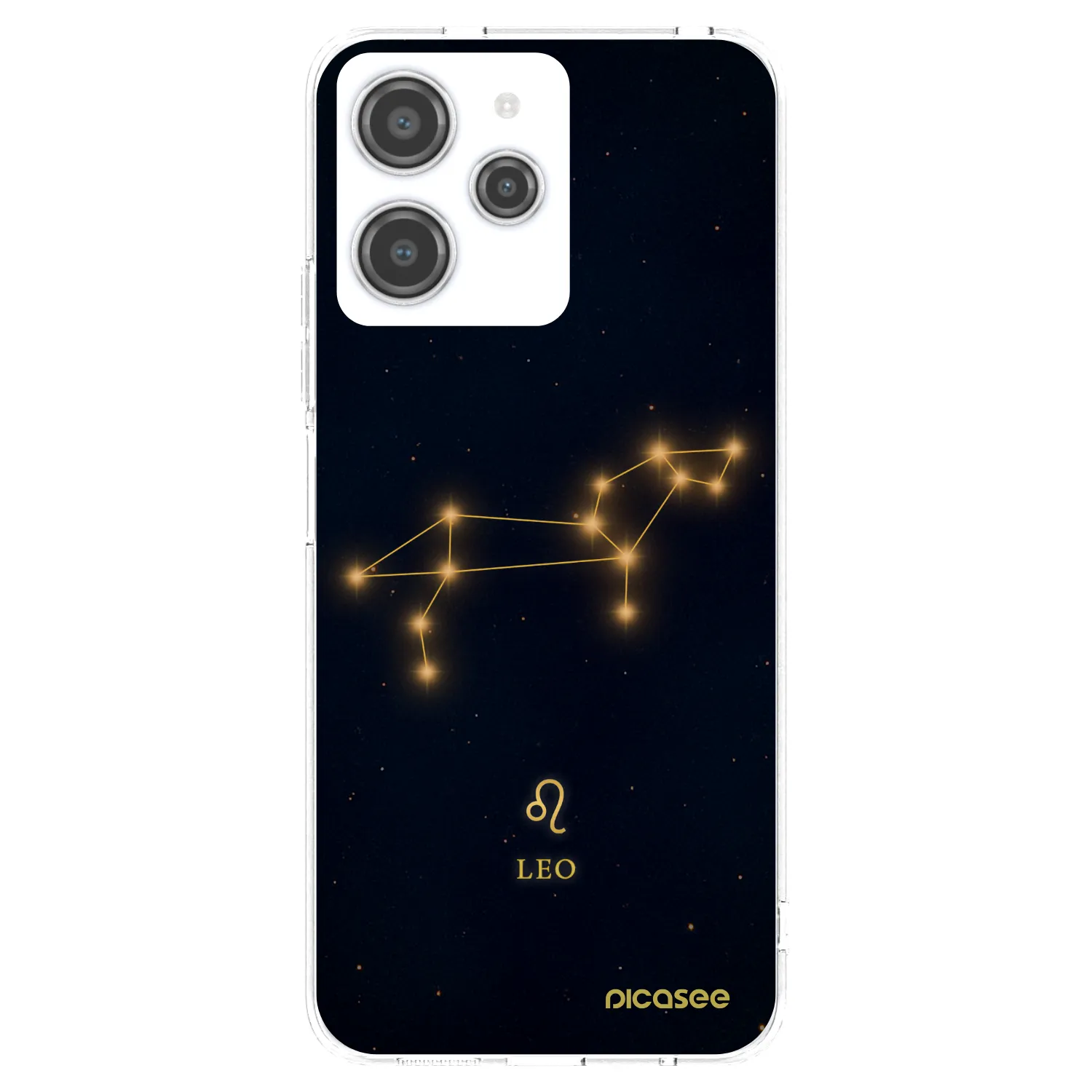 Picasee silikonowe przeźroczyste etui na Xiaomi Redmi 12 4G - LEO