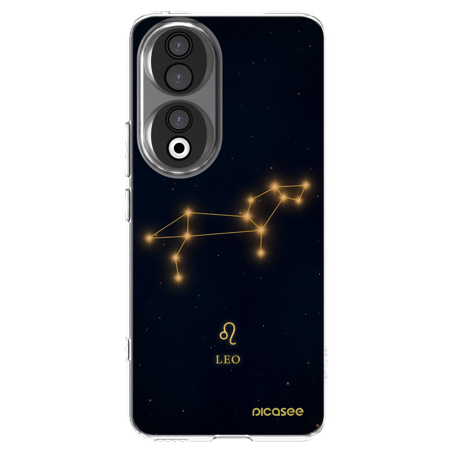 Picasee silikonowe przeźroczyste etui na Honor 90 5G - LEO