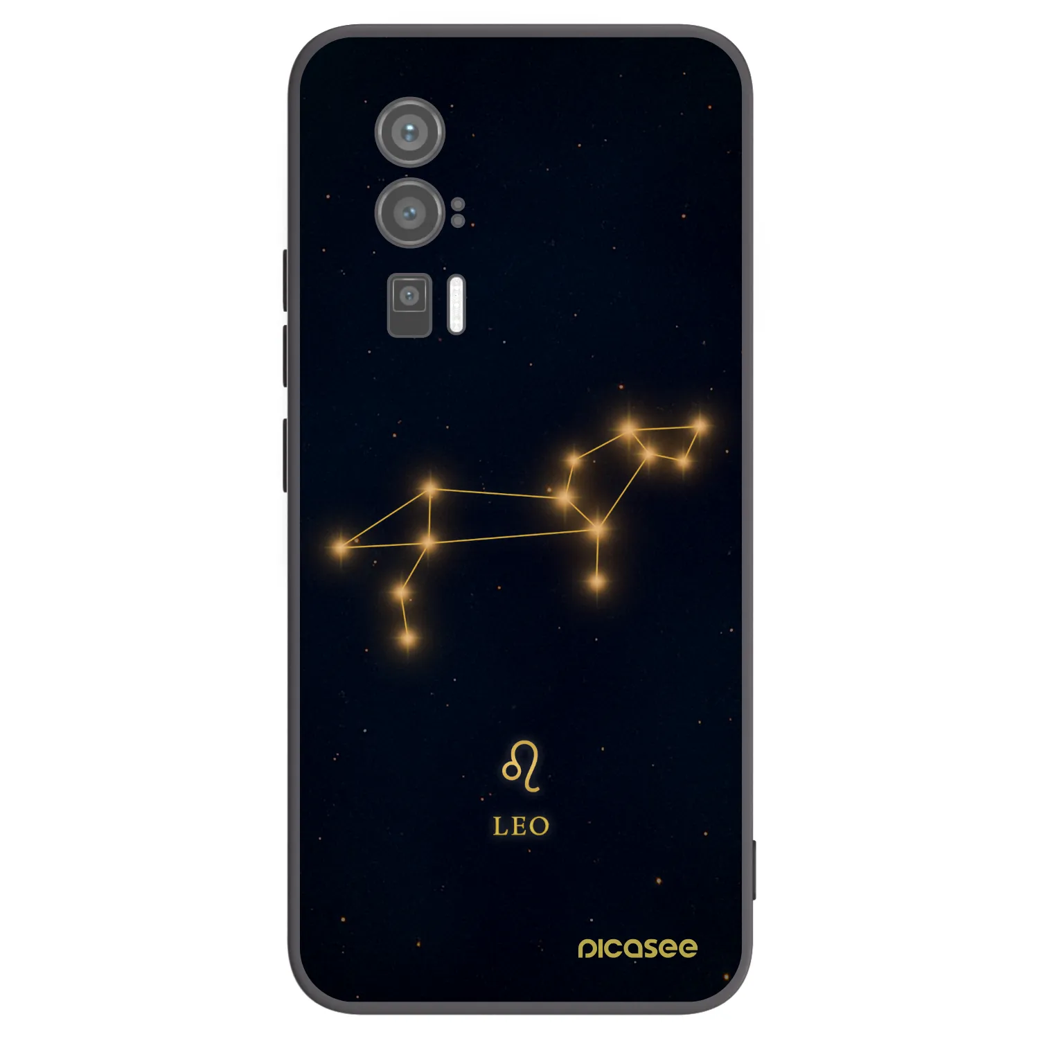 Picasee silikonowe czarne etui na Xiaomi Poco F5 Pro 5G - LEO