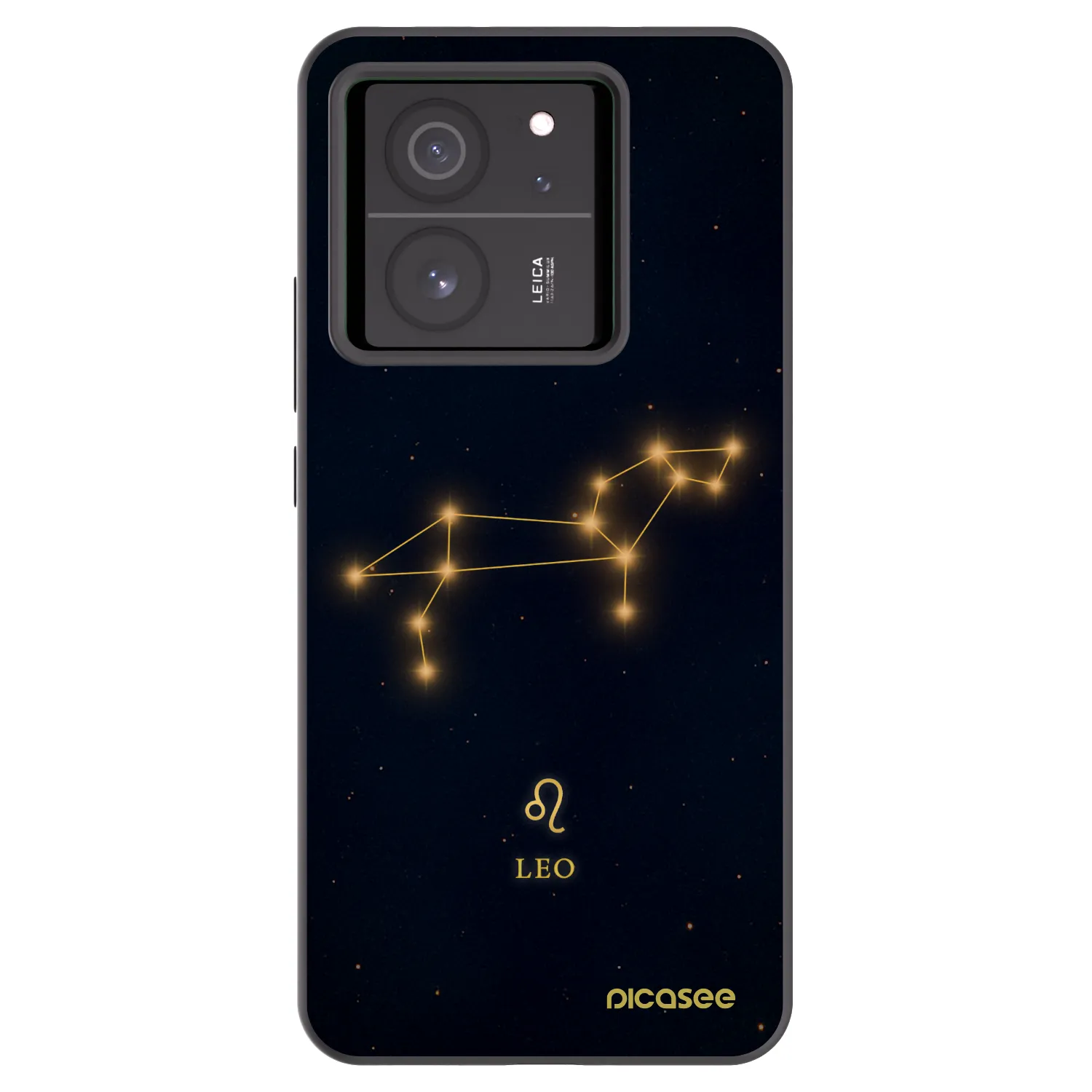Picasee silikonowe czarne etui na Xiaomi 13T Pro - LEO