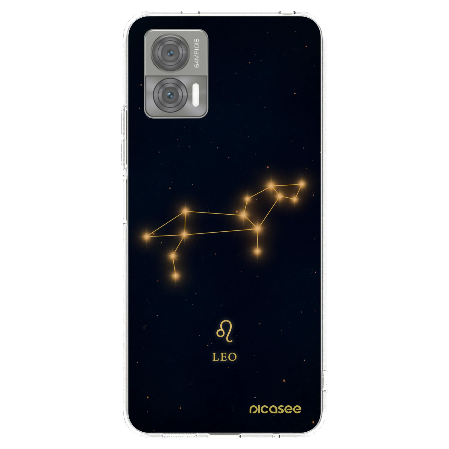 Picasee silikonowe przeźroczyste etui na Motorola Edge 30 Neo - LEO