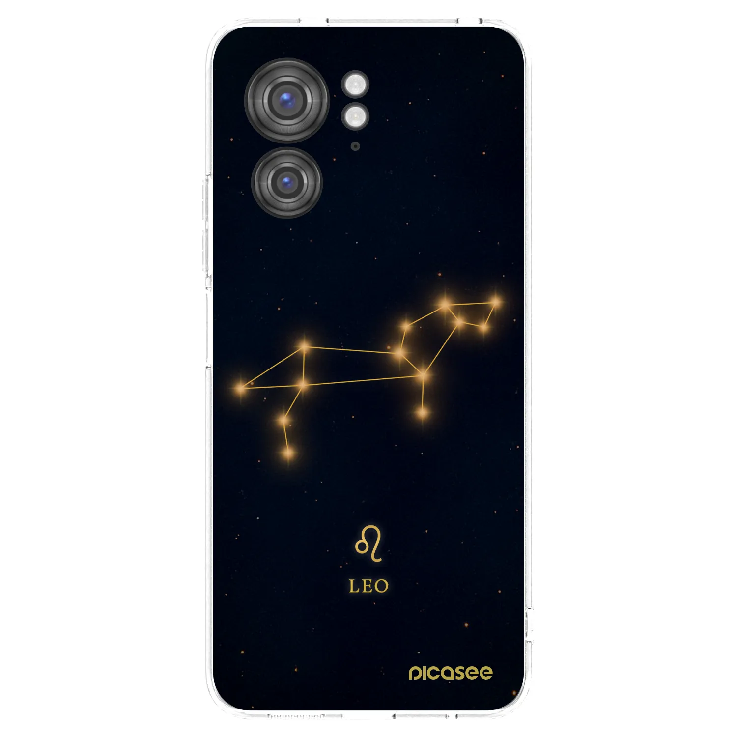Picasee silikonowe przeźroczyste etui na Motorola Edge 40 - LEO