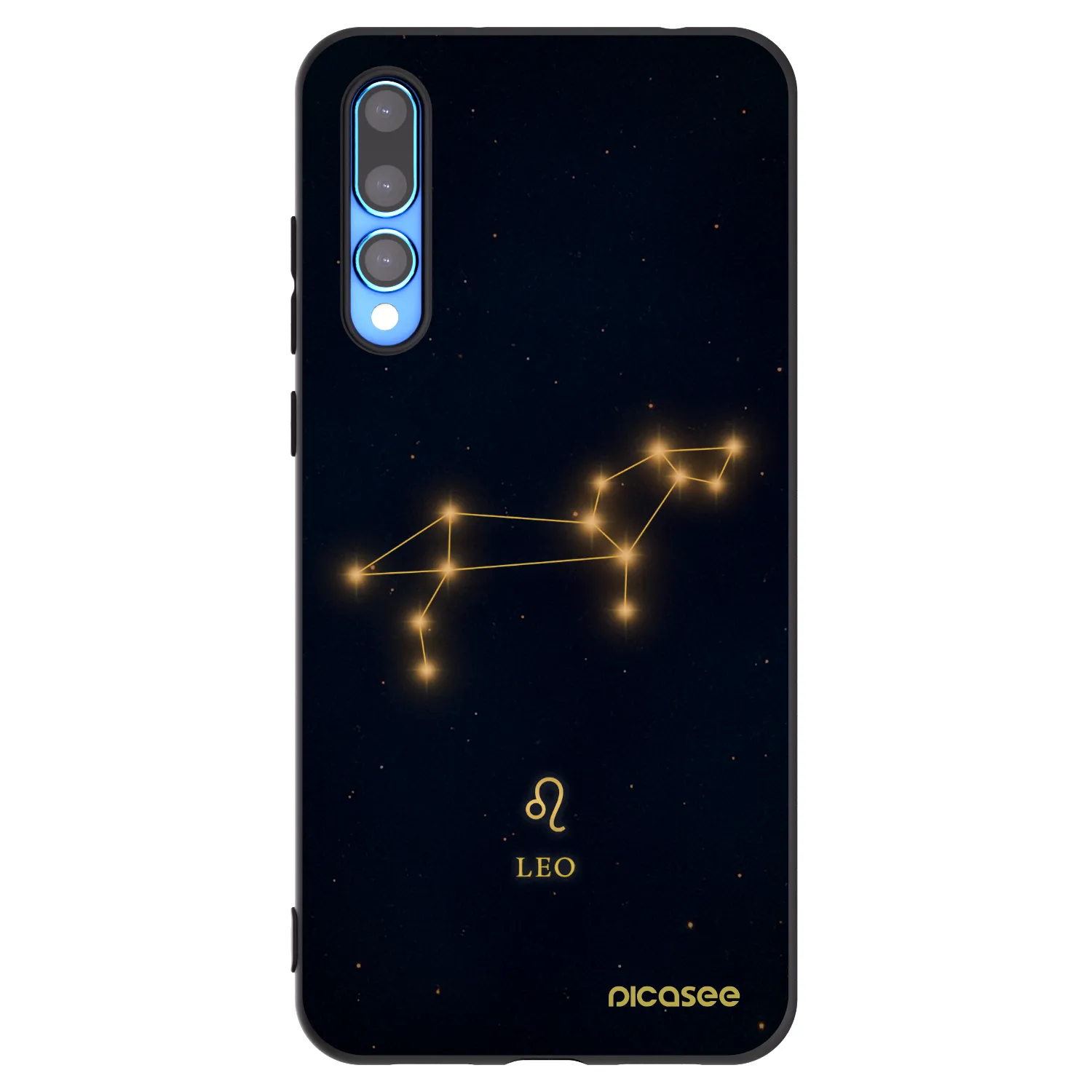 Picasee silikonowe czarne etui na Huawei P20 Pro - LEO