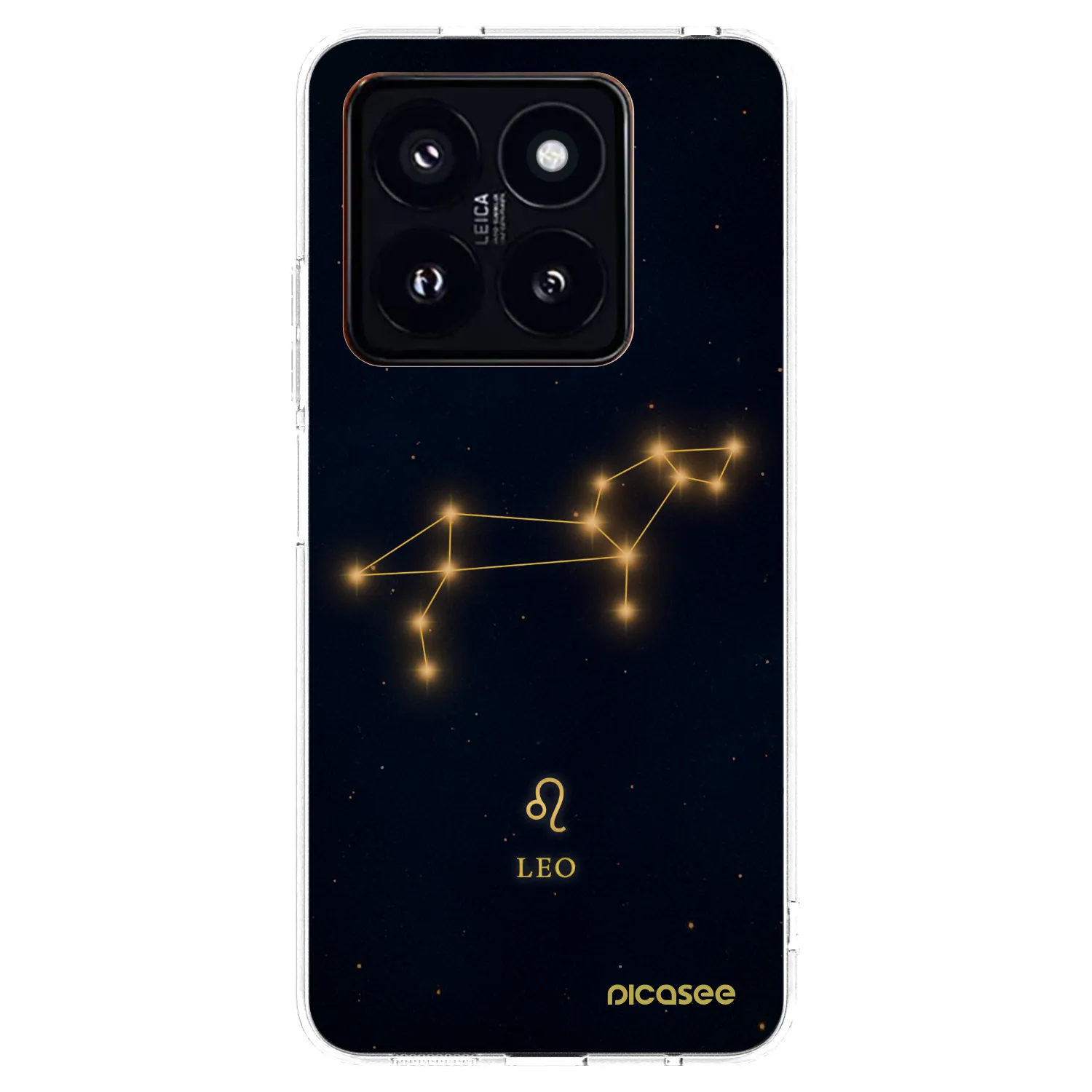 Picasee silikonowe przeźroczyste etui na Xiaomi 14 Pro - LEO