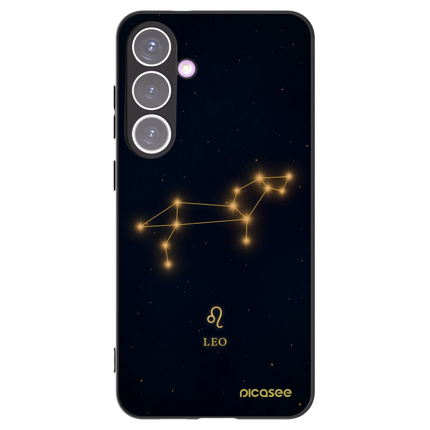 Picasee silikonowe czarne etui na Samsung Galaxy S24+ S926B 5G - LEO