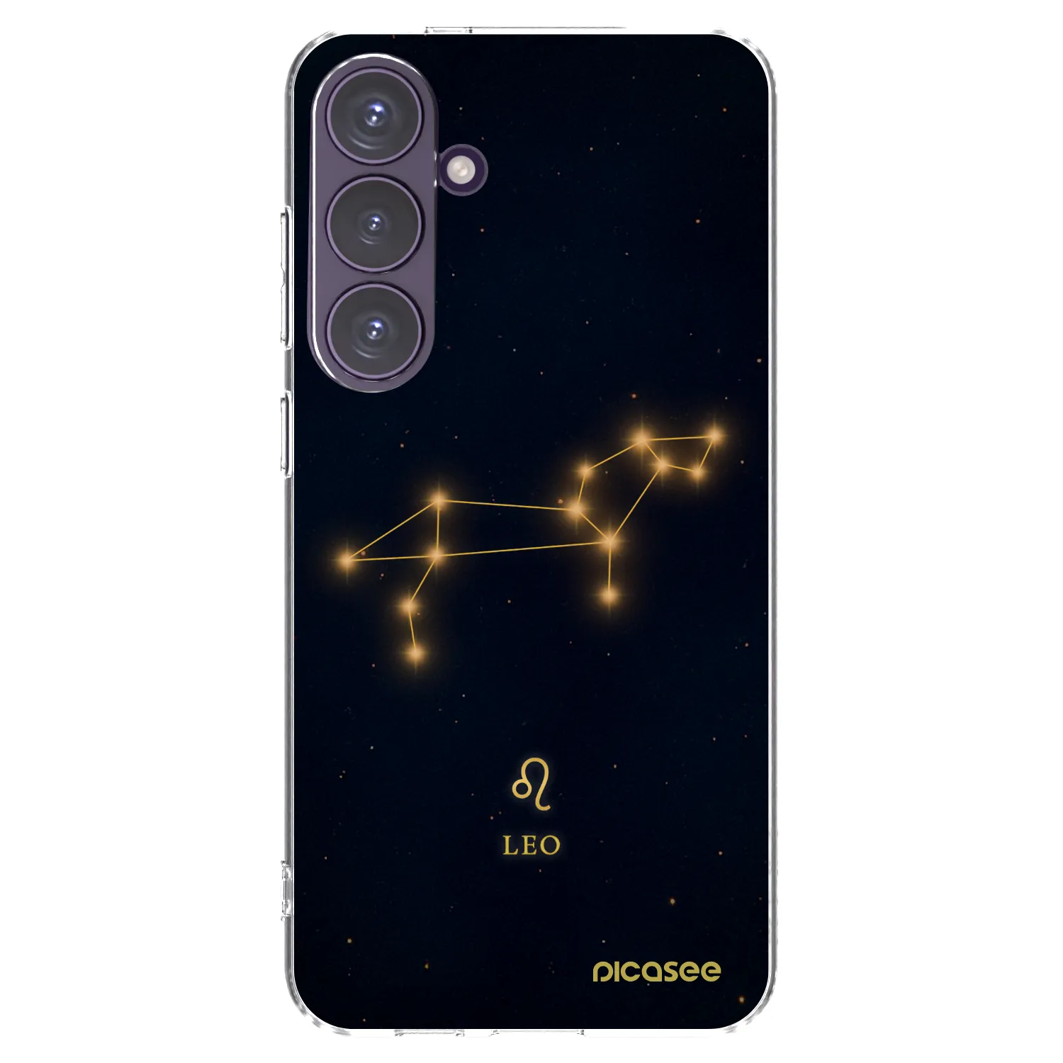 Picasee silikonowe przeźroczyste etui na Samsung Galaxy S24+ S926B 5G - LEO