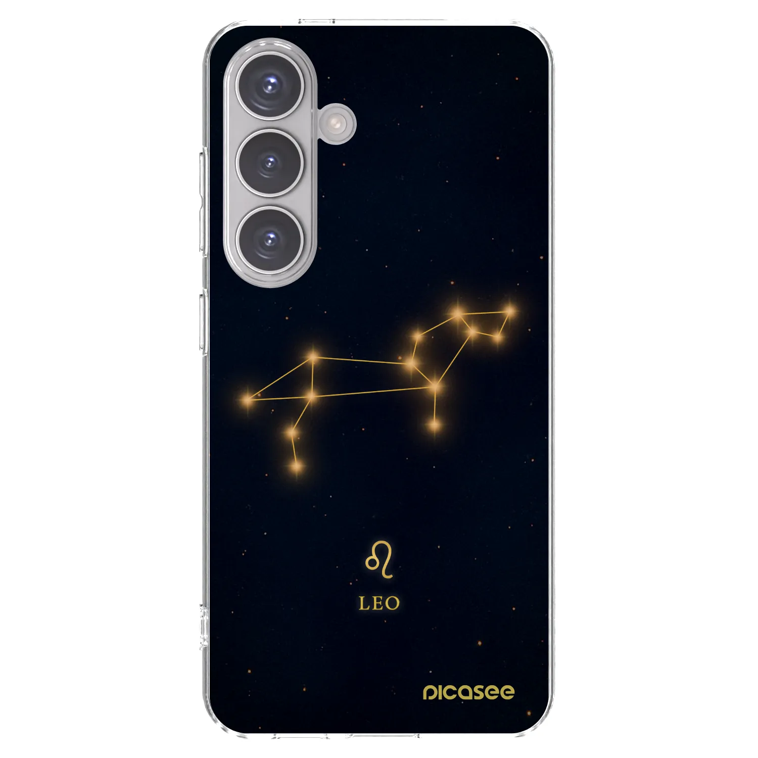 Picasee silikonowe przeźroczyste etui na Samsung Galaxy S24 S921B 5G - LEO