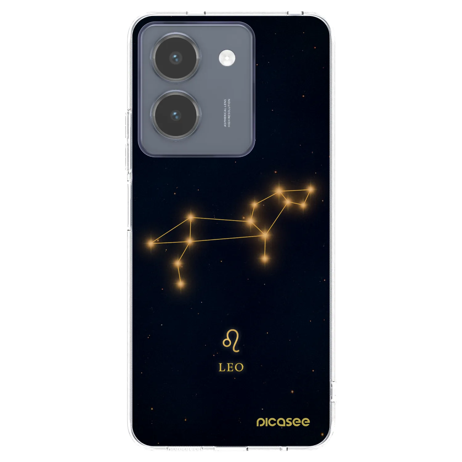 Picasee silikonowe przeźroczyste etui na Vivo Y36 4G - LEO