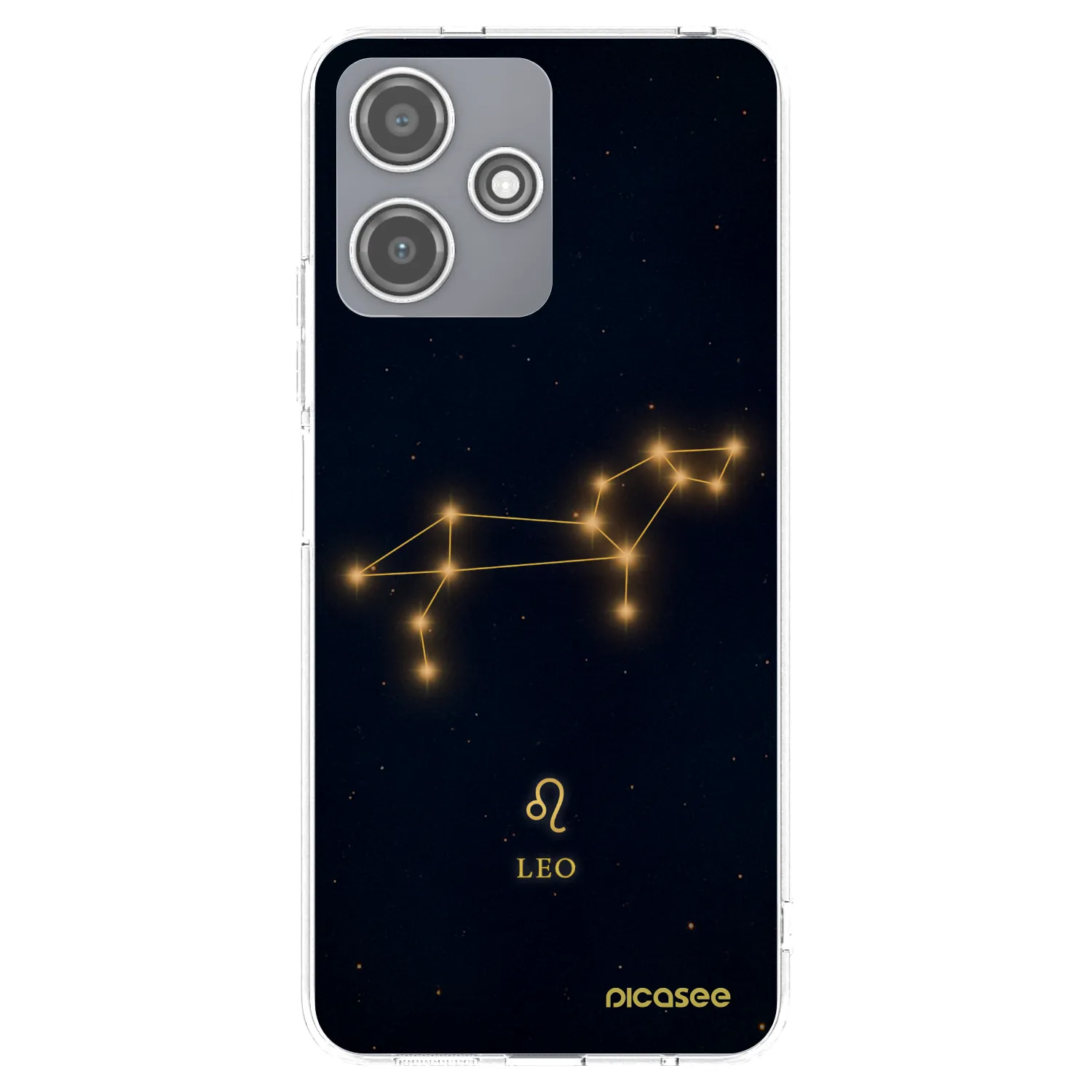 Picasee silikonowe przeźroczyste etui na Xiaomi Redmi 12 5G - LEO