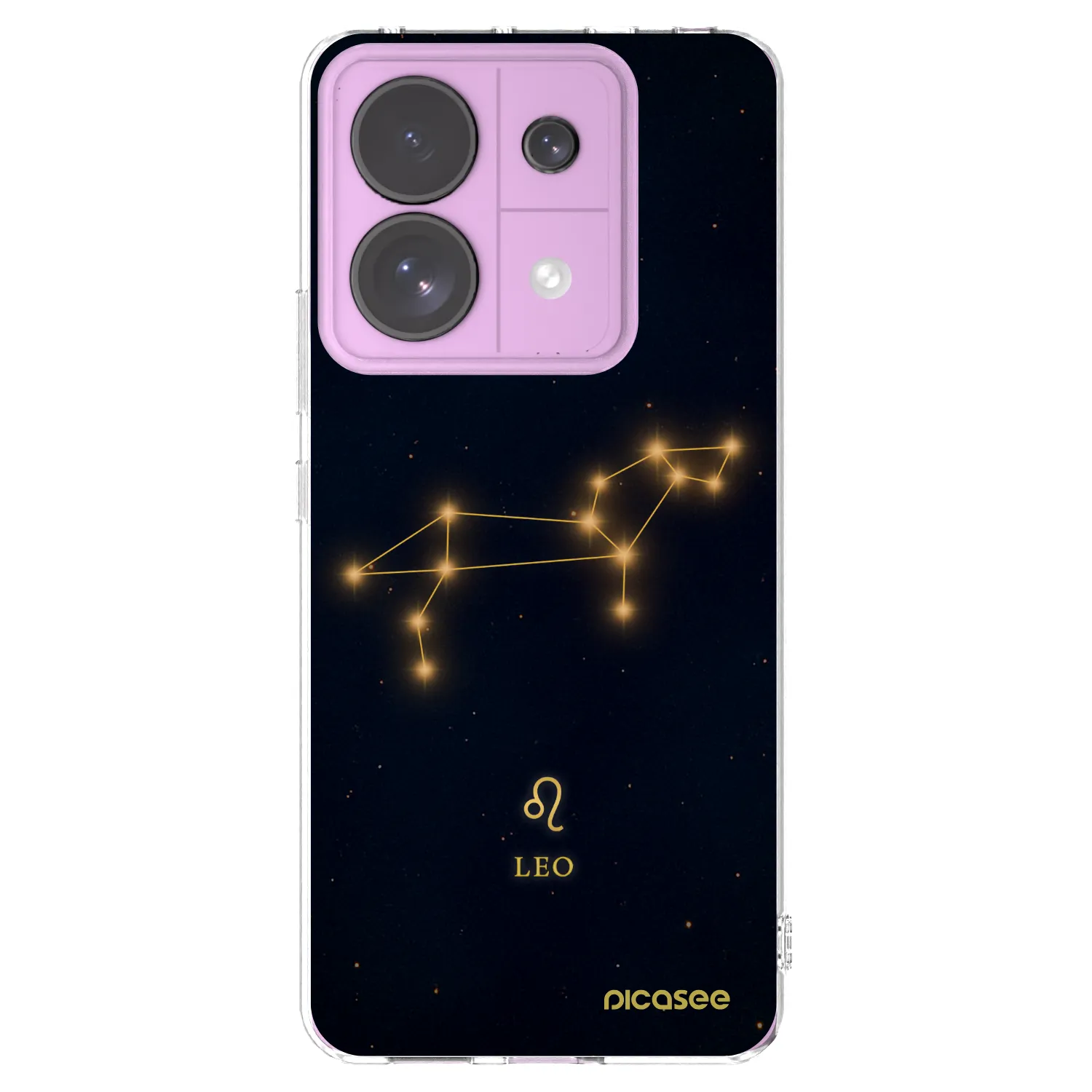 Picasee silikonowe przeźroczyste etui na Xiaomi Redmi Note 13 Pro 5G - LEO