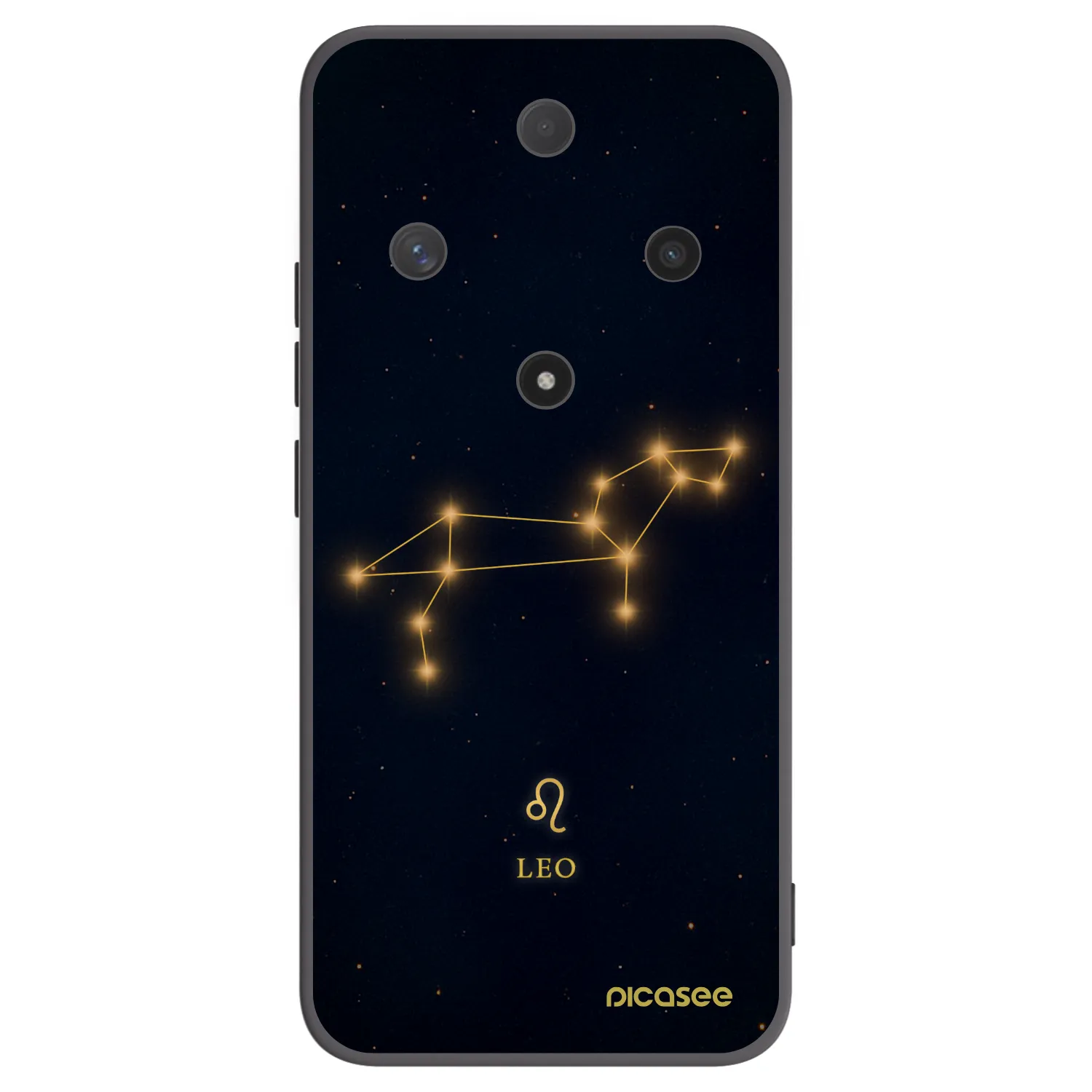 Picasee silikonowe czarne etui na Honor Magic6 Lite 5G - LEO