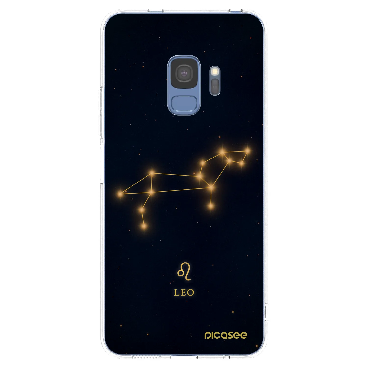 Picasee silikonowe przeźroczyste etui na Samsung Galaxy S9 G960F - LEO