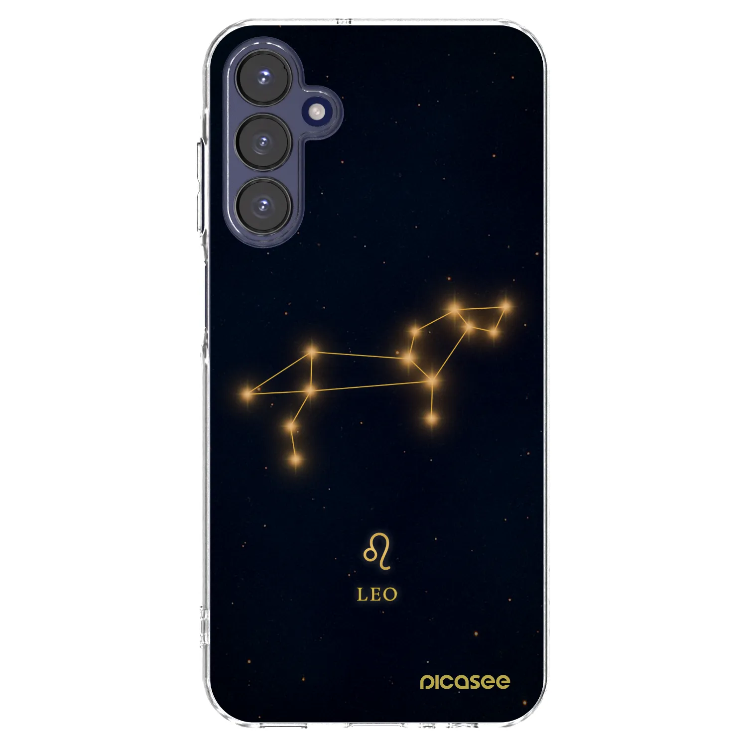 Picasee silikonowe przeźroczyste etui na Samsung Galaxy A15 A155F 4G - LEO