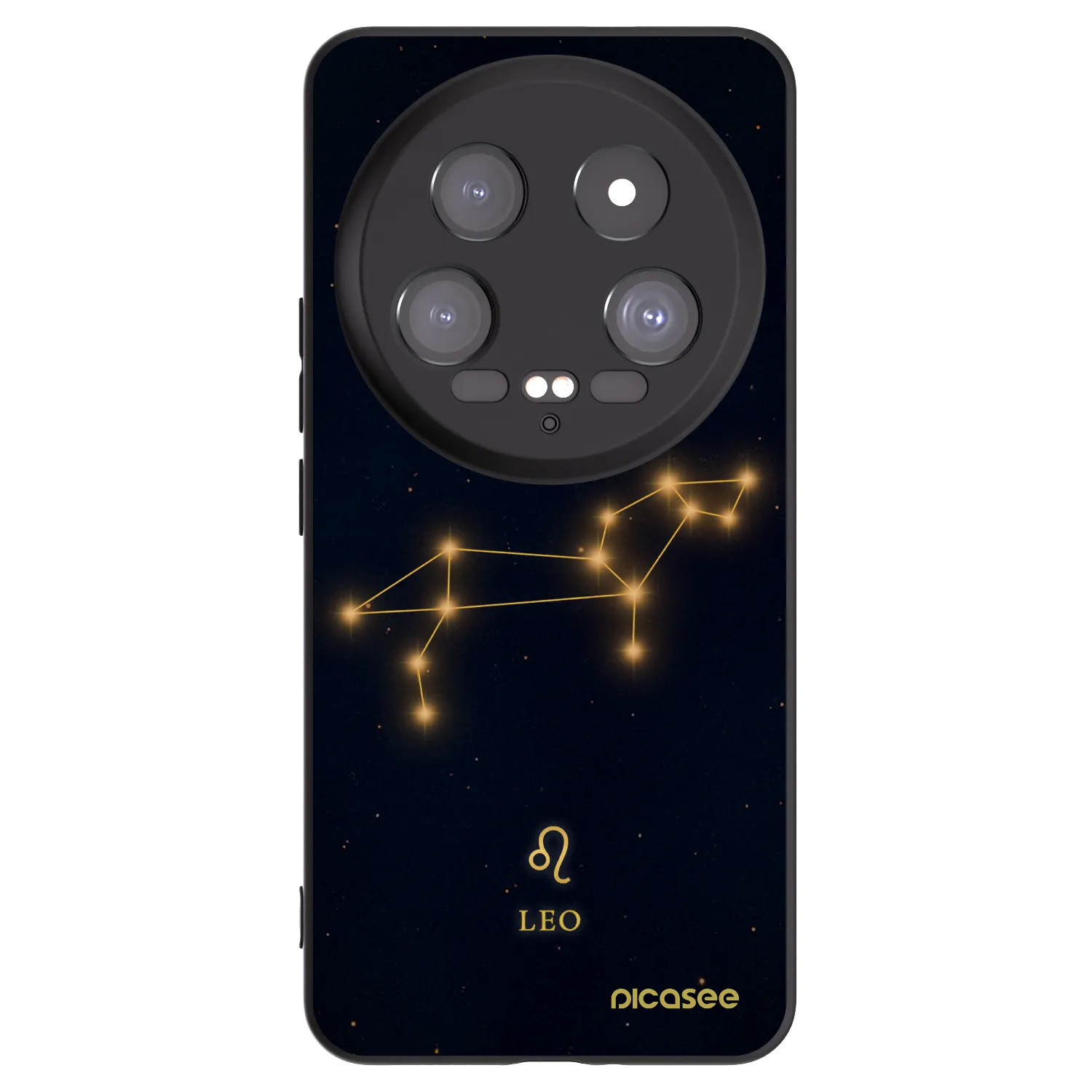 Picasee silikonowe czarne etui na Xiaomi 14 Ultra - LEO