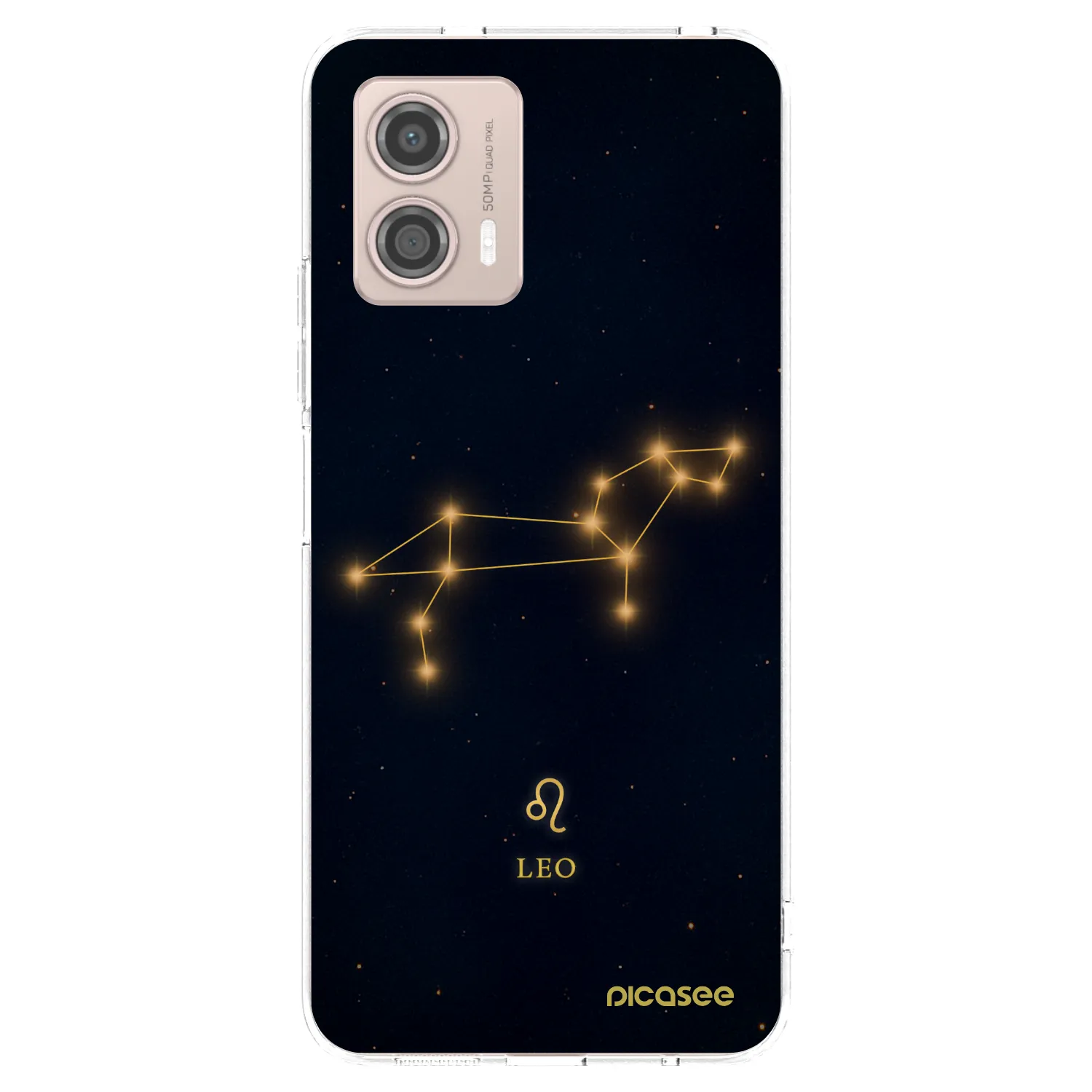 Picasee silikonowe przeźroczyste etui na Motorola Moto G53 5G - LEO