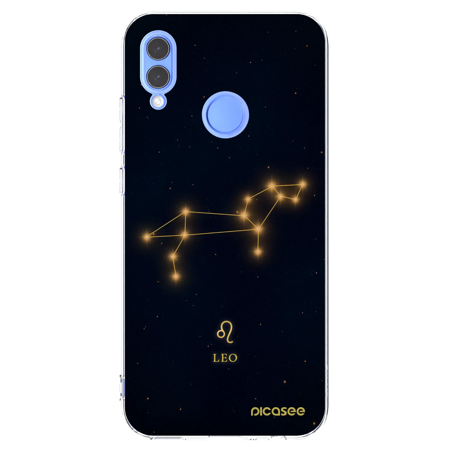 Picasee silikonowe przeźroczyste etui na Honor 10 Lite - LEO