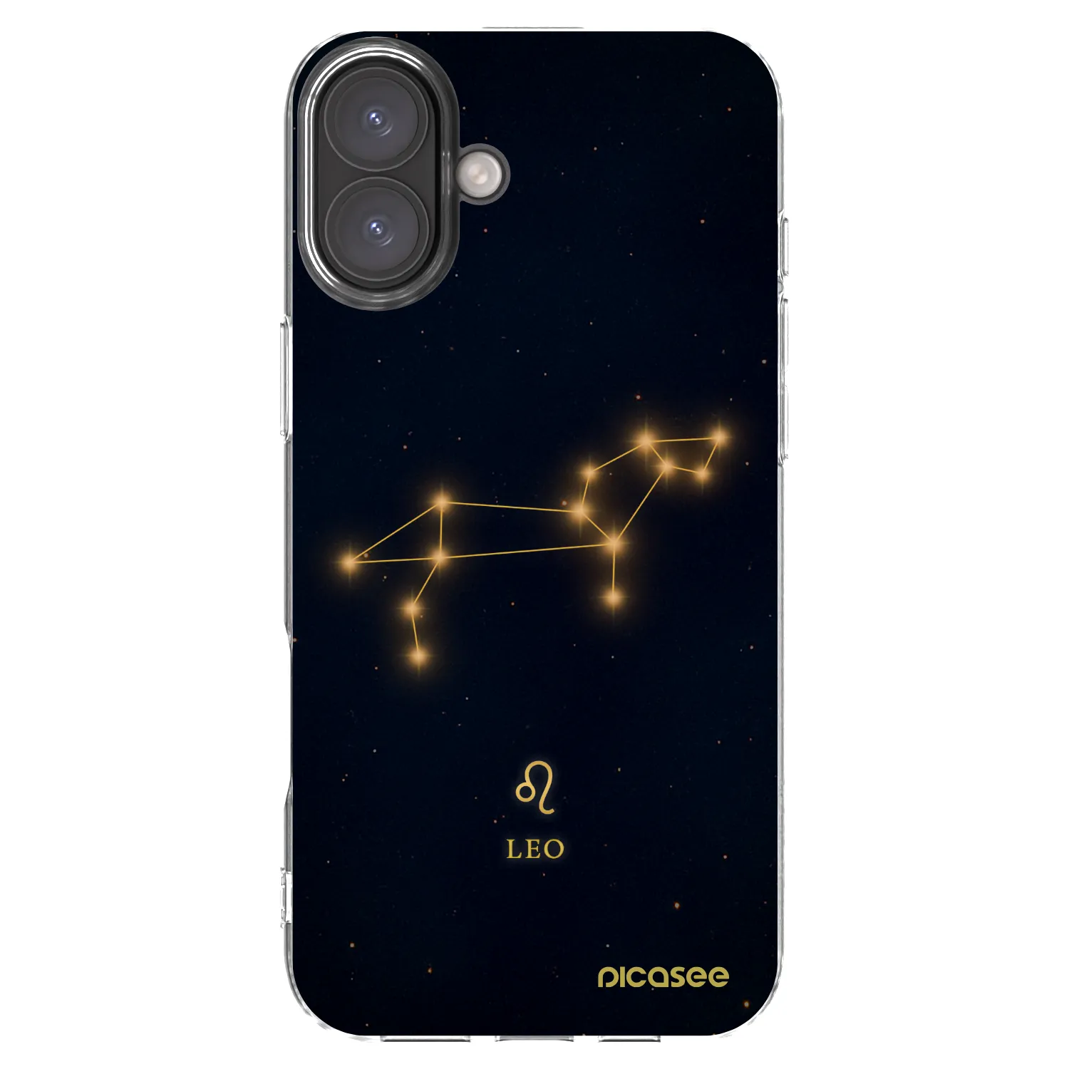 Picasee silikonowe przeźroczyste etui na Apple iPhone 16 Plus - LEO