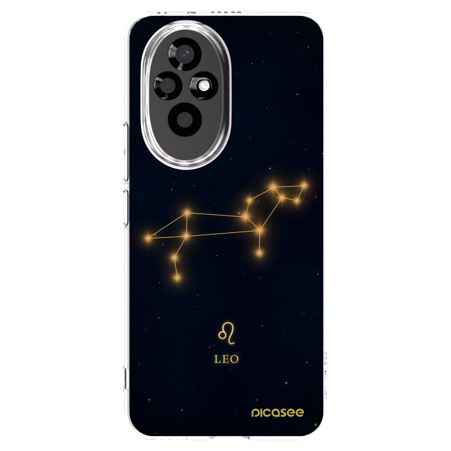 Picasee silikonowe przeźroczyste etui na Honor 200 Pro 5G - LEO