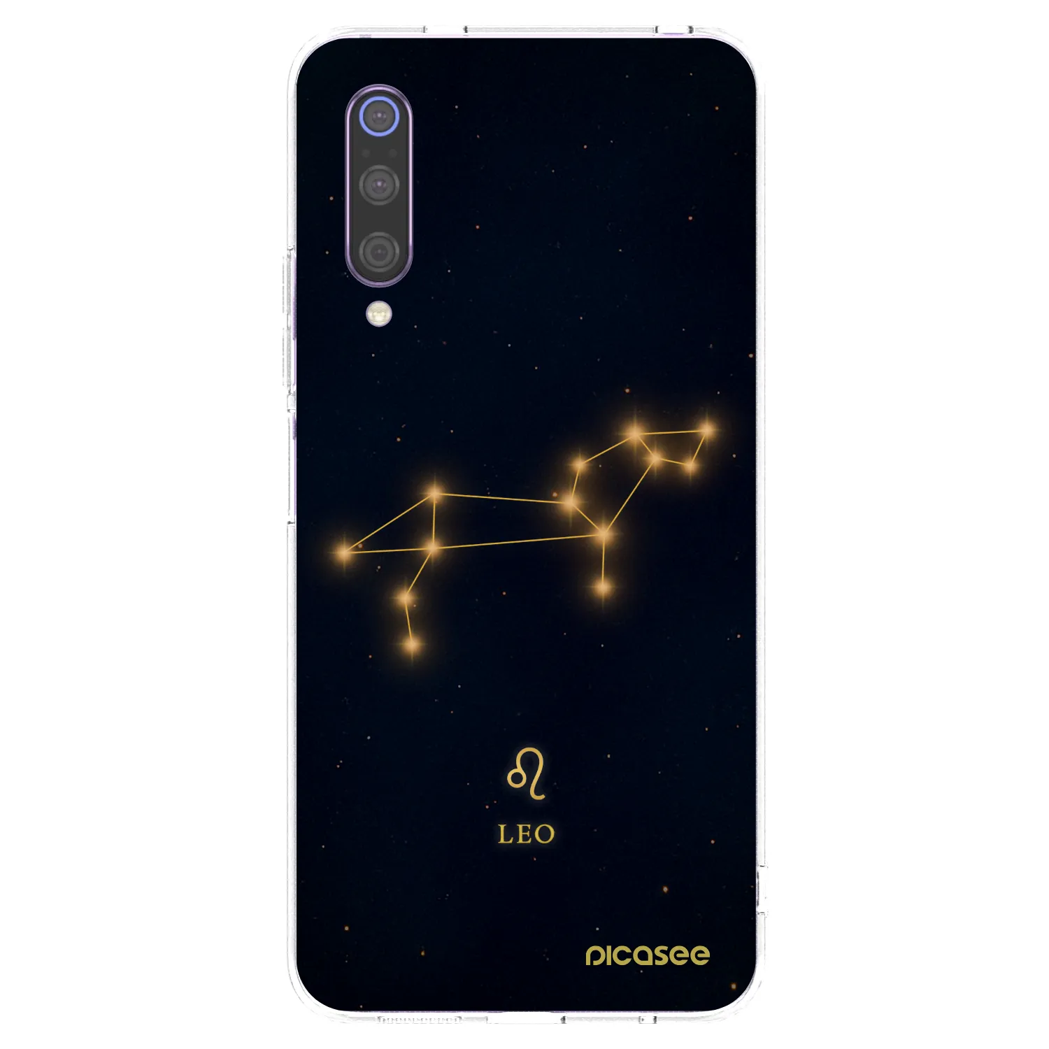 Picasee silikonowe przeźroczyste etui na Xiaomi Mi 9 - LEO