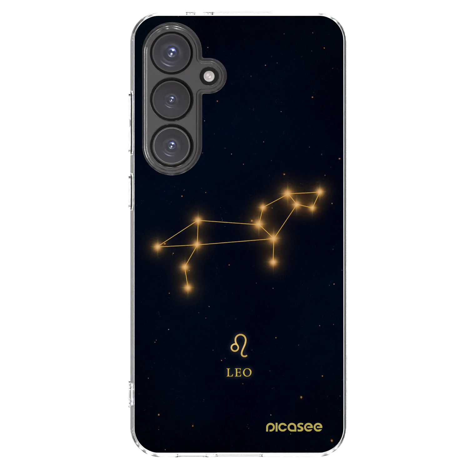 Picasee silikonowe przeźroczyste etui na Samsung Galaxy S24 FE S721B - LEO