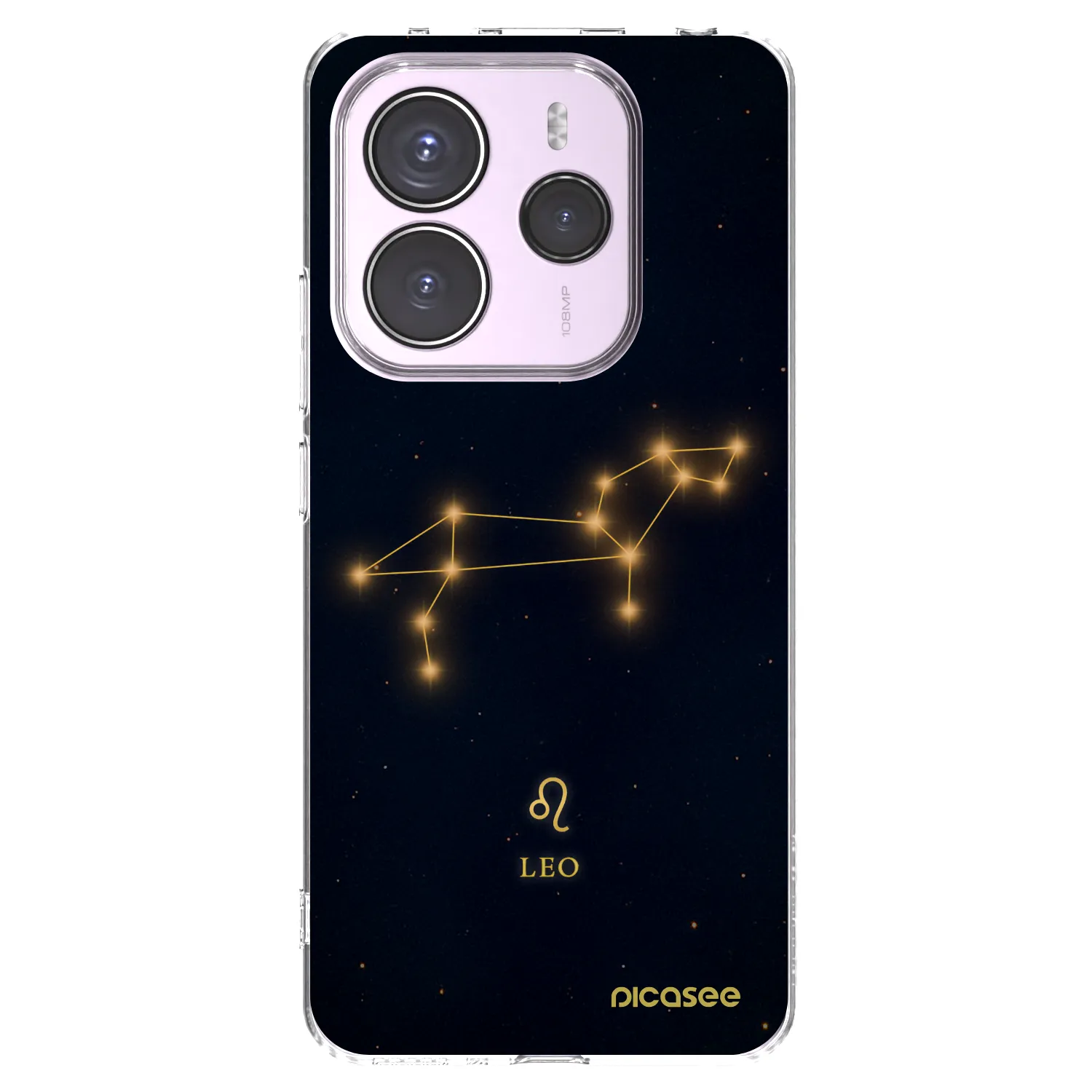 Picasee silikonowe przeźroczyste etui na Xiaomi Redmi Note 14 5G - LEO